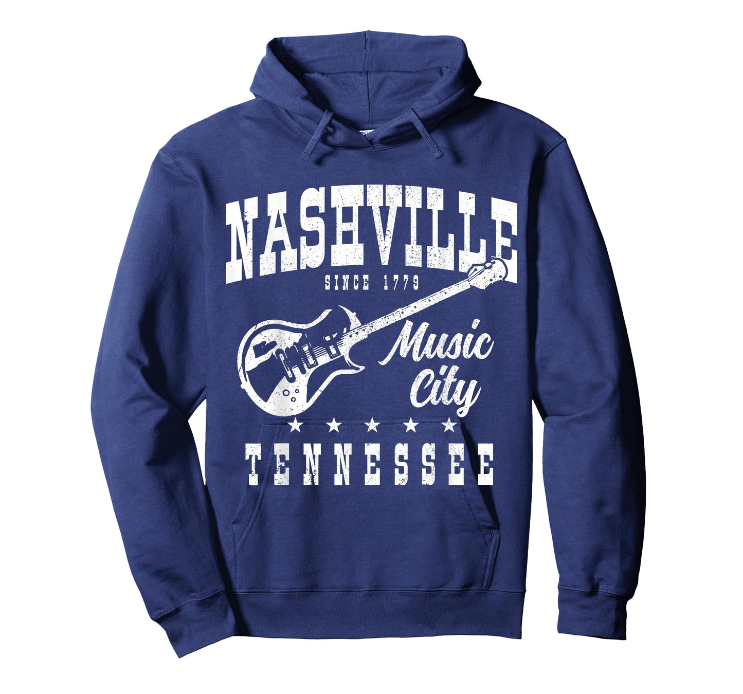 Nashville Tennessee Country Music City Guitar Player Vintage T-Shirt