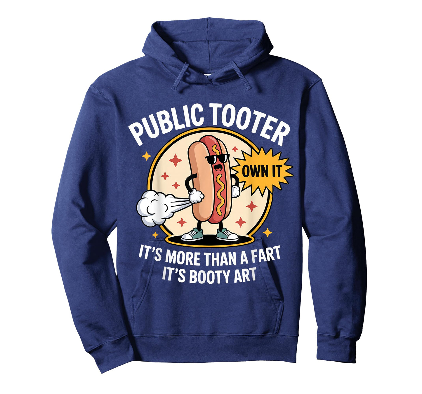Public Tooter It's More Than A Fart Toilet Humor Meme Hotdog T-Shirt