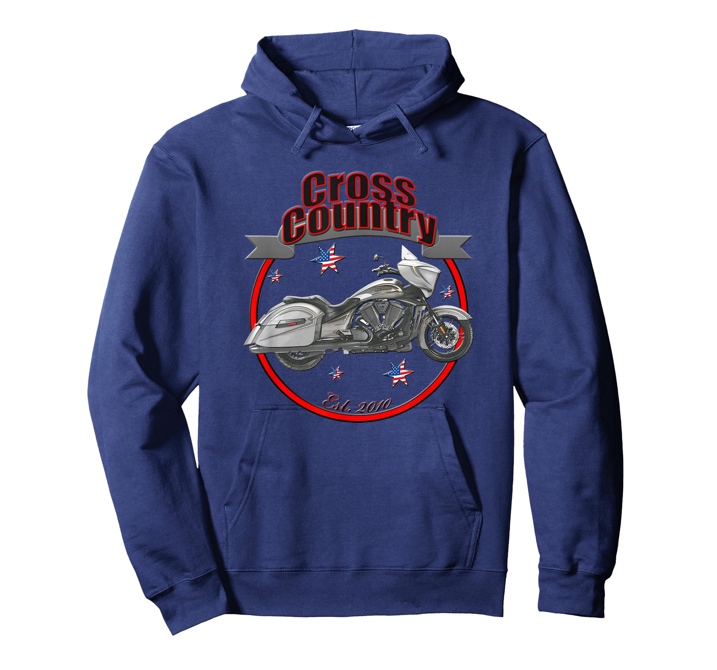 Victory Cross Country U.S.A. Star Motorcycle T-Shirt