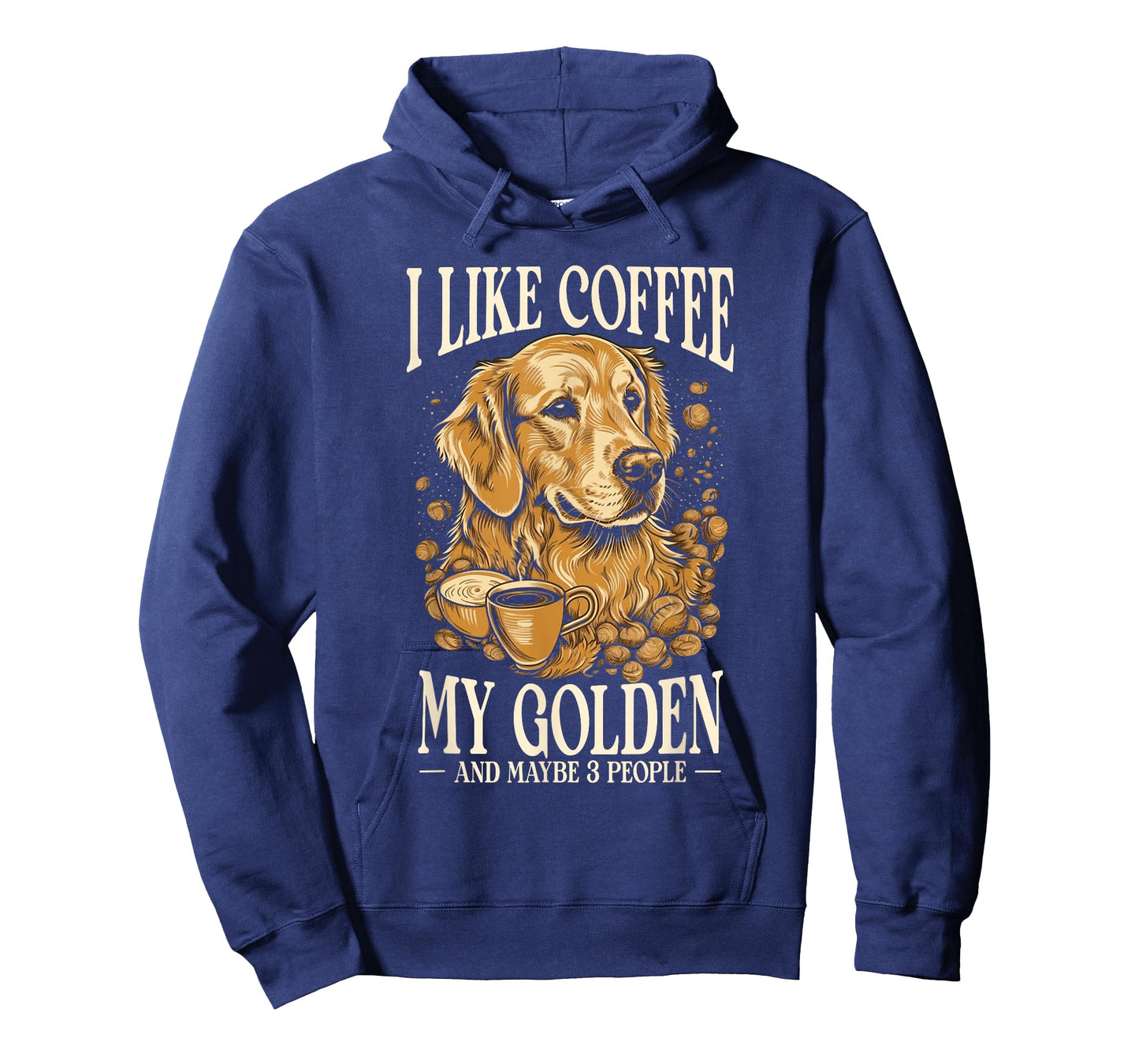 Coffee And Dogs Golden Retriever Mom And Dad T-Shirt
