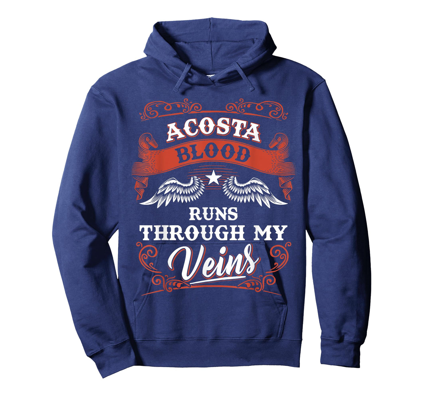 ACOSTA blood runs through my veins shirt 1k2d T-Shirt