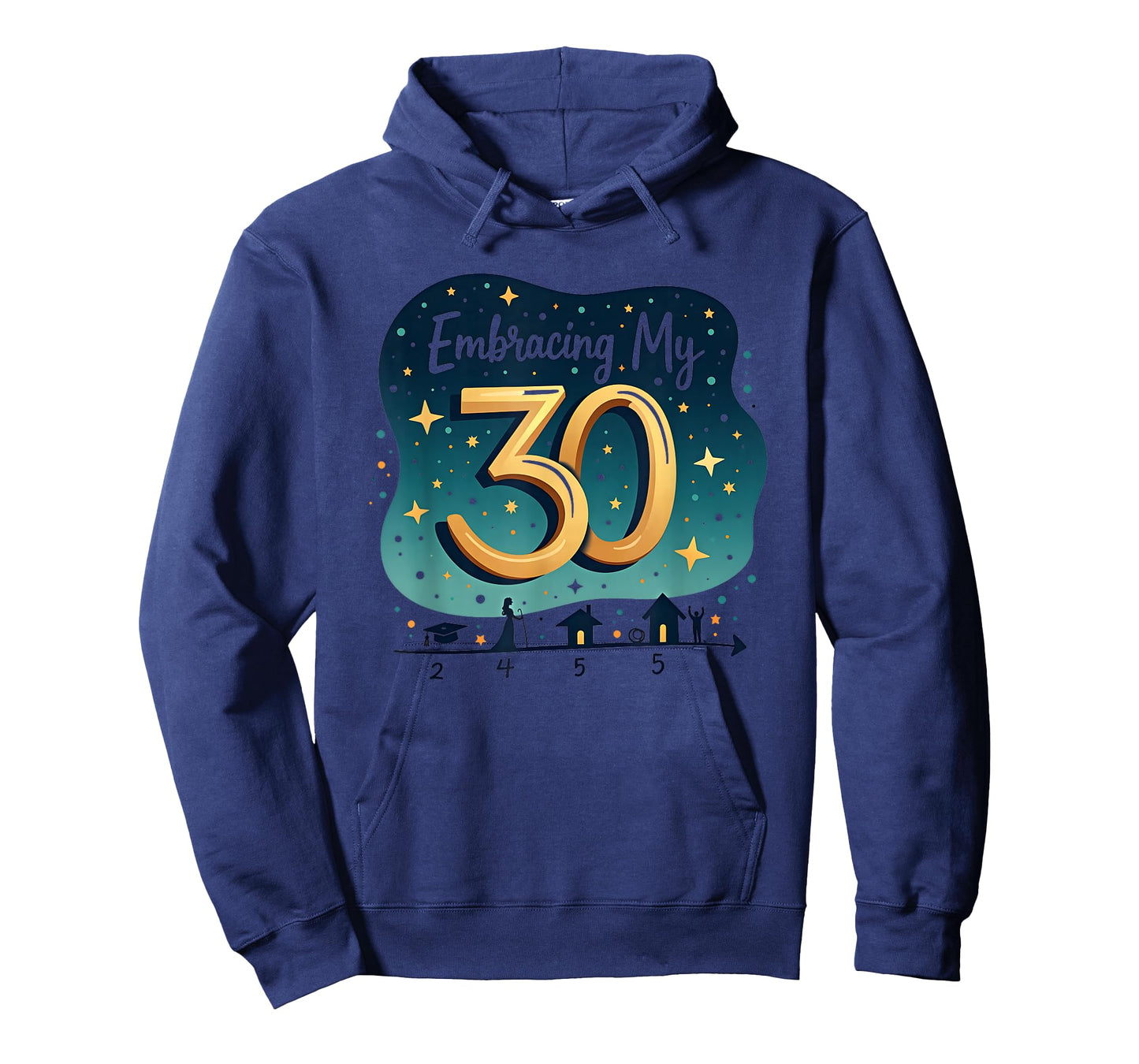 Embracing My 30s Birthday Gift Milestone Celebration T-Shirt
