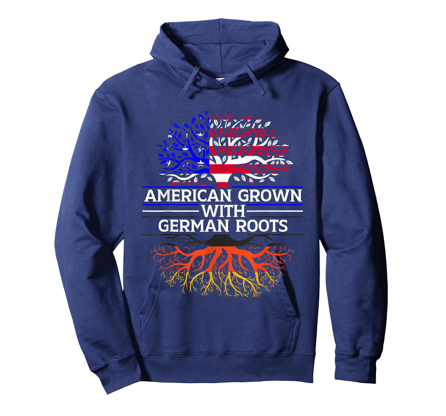 USA Flag America Vacation Friends Holidays Family American Grown With German Roots Germany Deutsch Pride T-Shirt