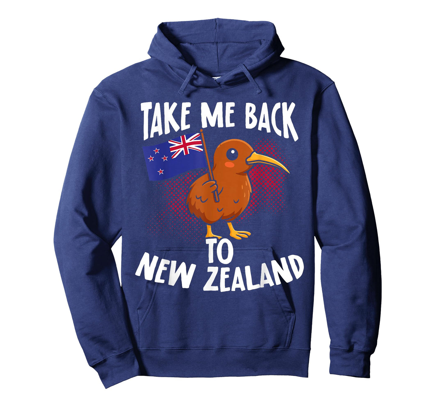 Take Me Back to New Zealand Kiwi Bird Flag Travel T-Shirt