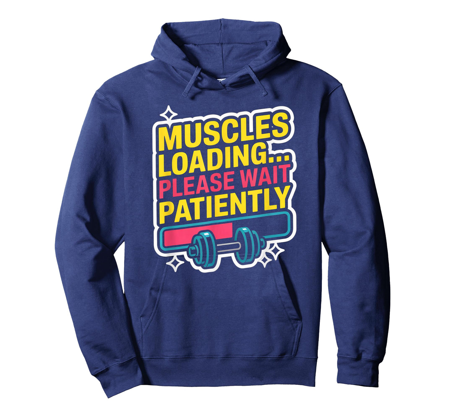 Muscles Loading Please Wait Fitness Funny Gym Workout Men T-Shirt