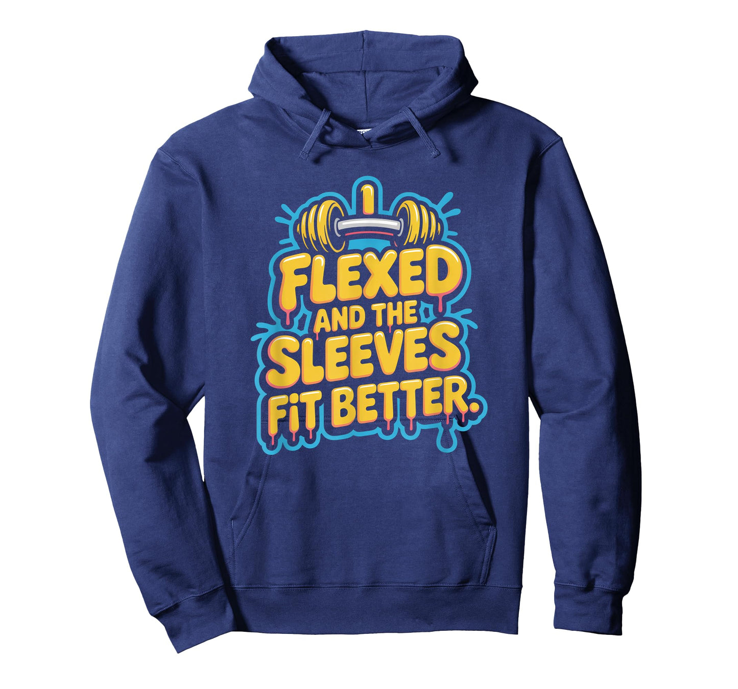 I Flexed and The Sleeves Fit Better Funny Gym Workout Men T-Shirt