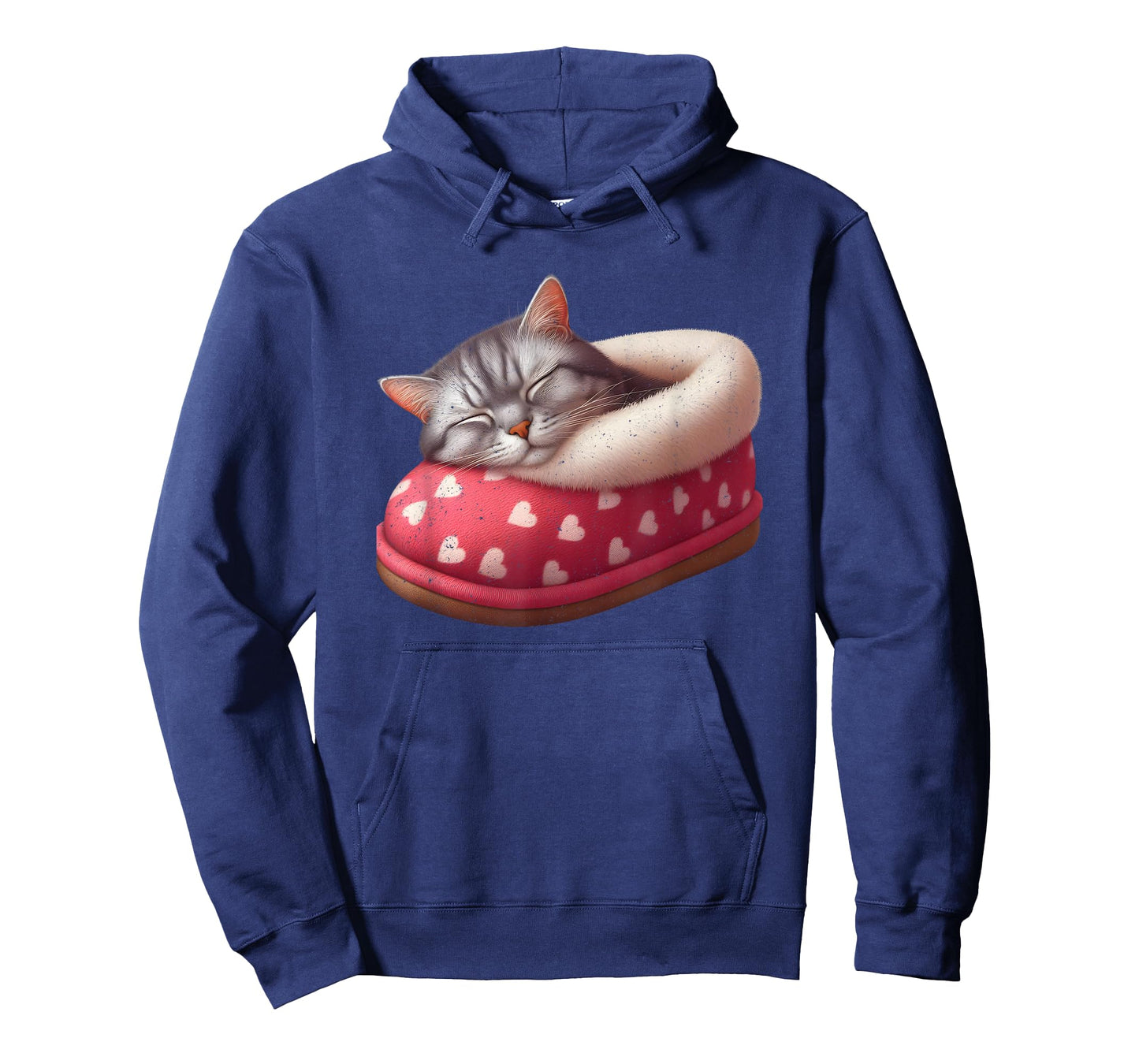 Sleeping Cat in Slipper T-Shirt