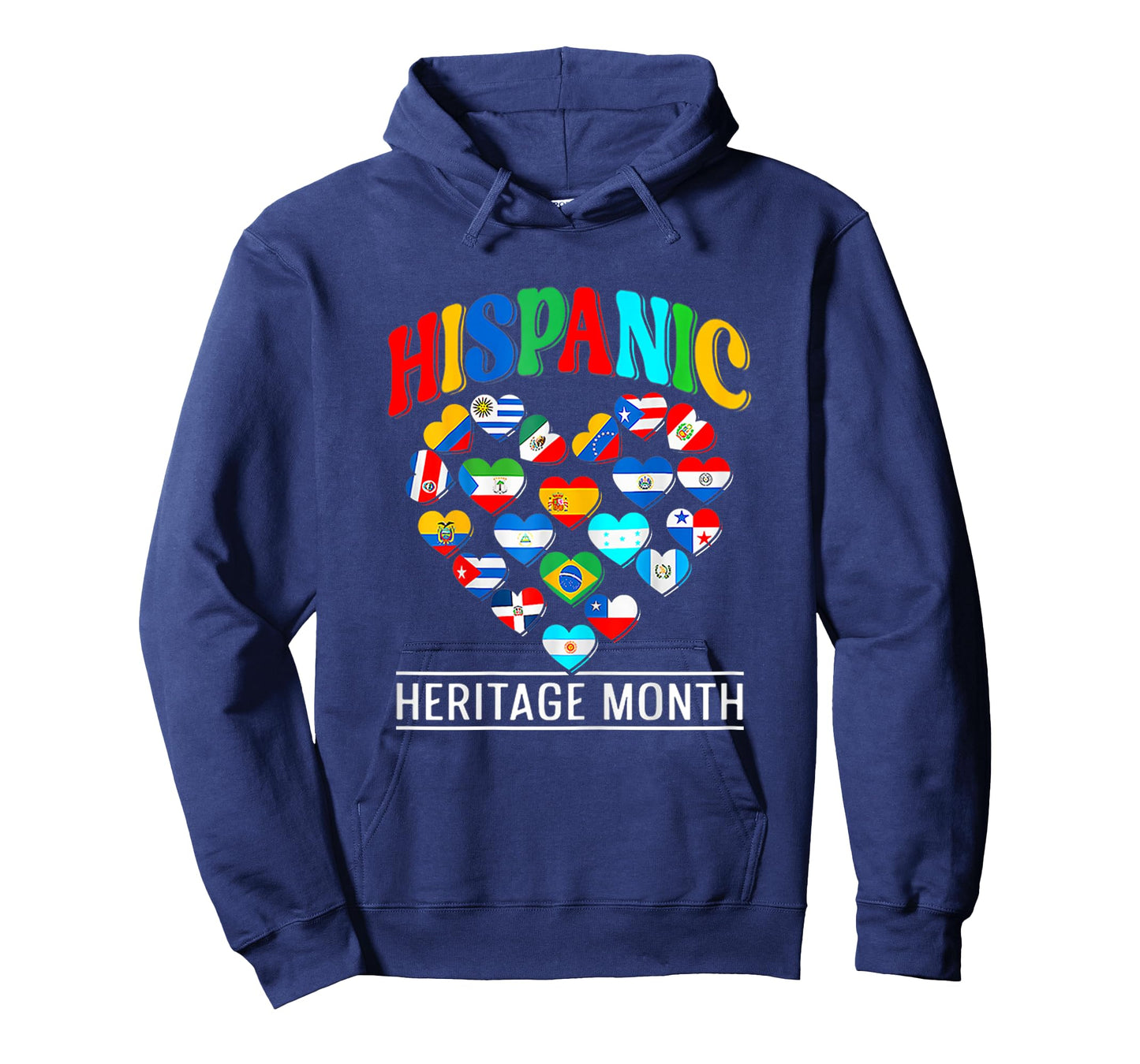 Happy National Hispanic Heritage Month All Countries Love T-Shirt
