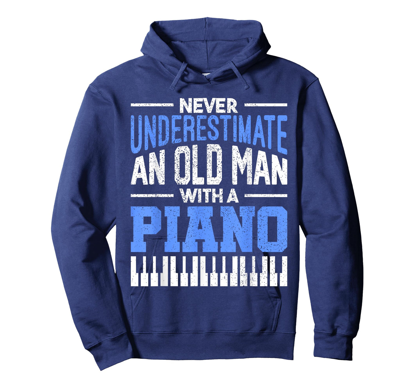 Never Underestimate An Old Man With A Piano Pianist T-Shirt