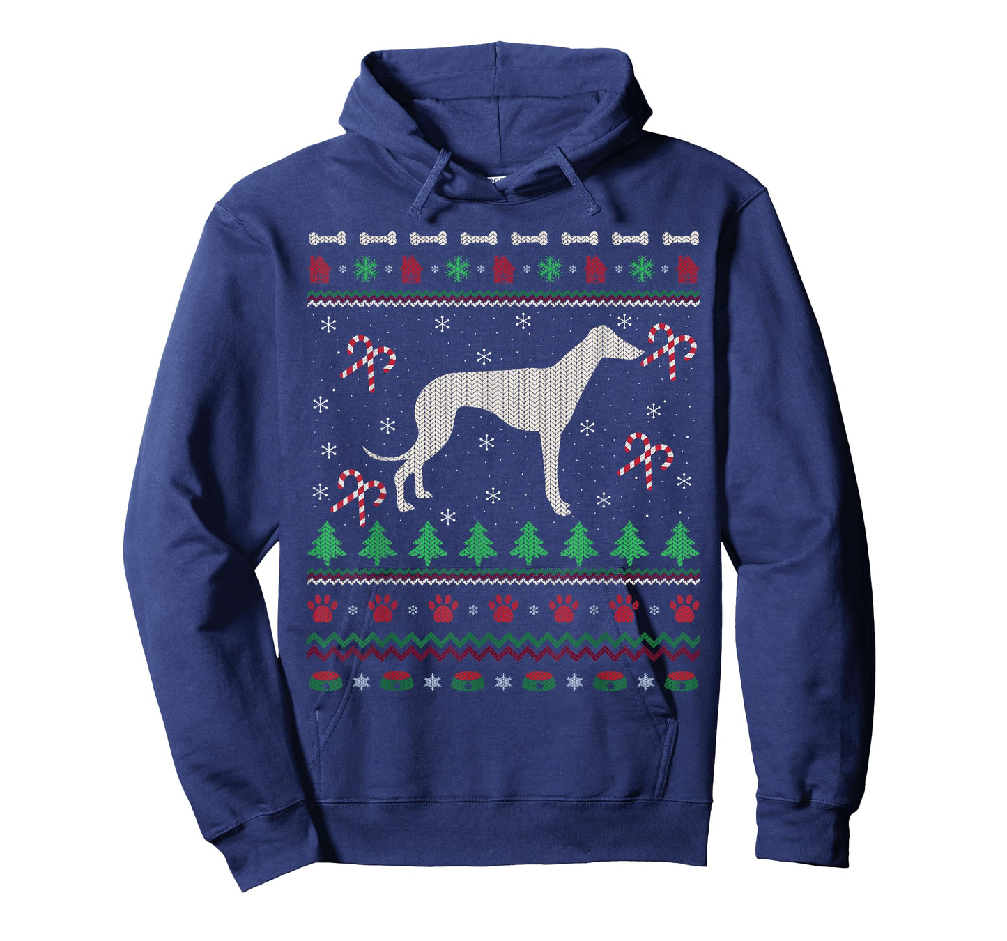 Ugly Xmas Sweater Santa Italian Greyhound Dog Christmas Men Women Kids T-Shirt