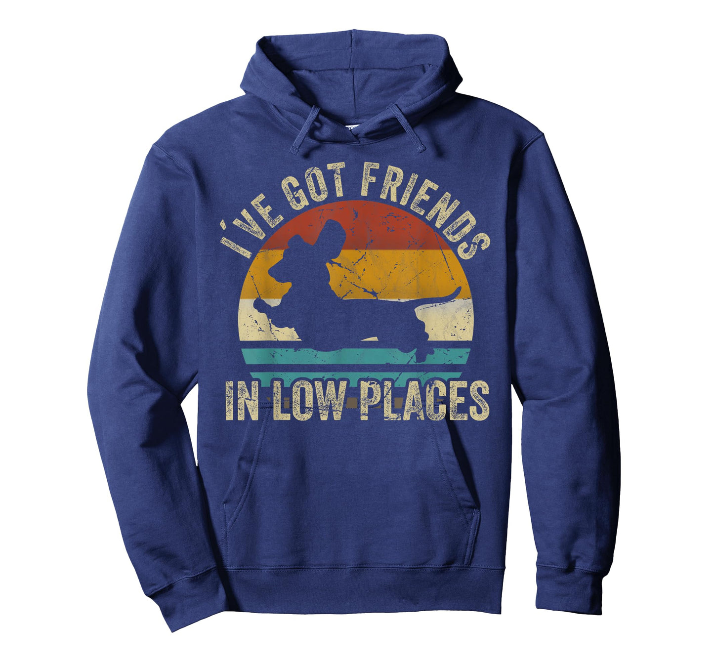I've Got Friends In Low Places funny Dachshund Wiener Dog T-Shirt for Men Women