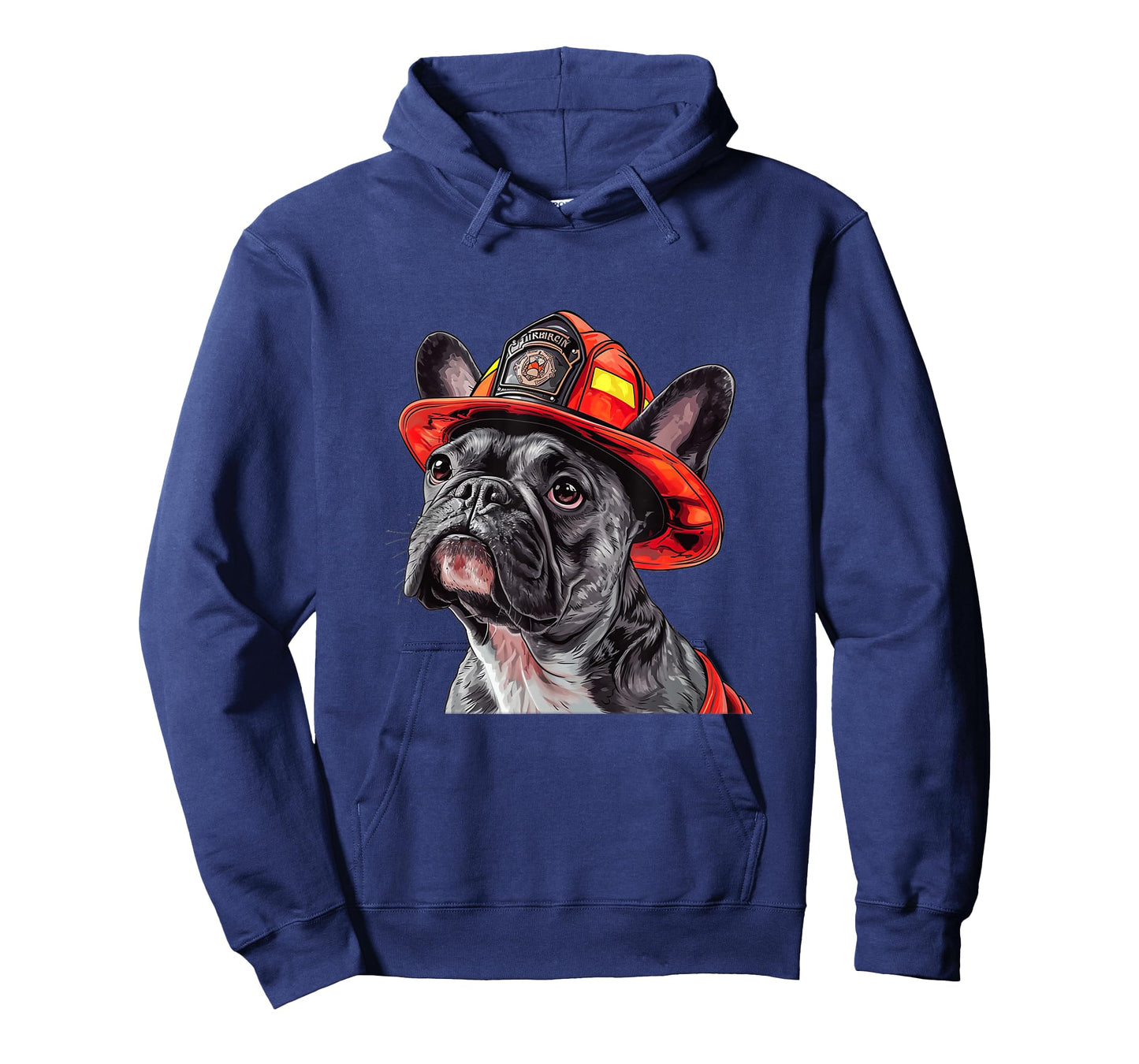 French Bulldog Firefighter Hat Fireman Dog T-Shirt