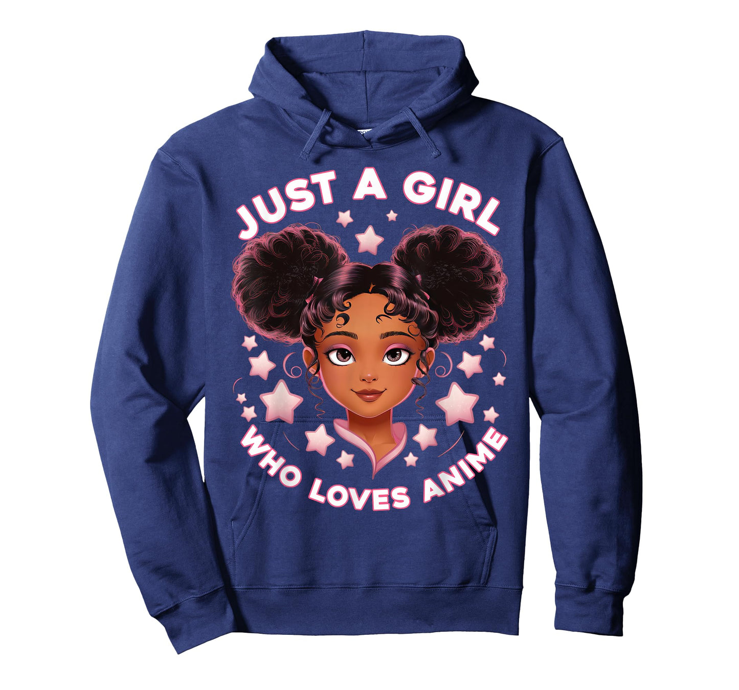 Just A Girl Who Loves Anime Otaku Merch African American T-Shirt