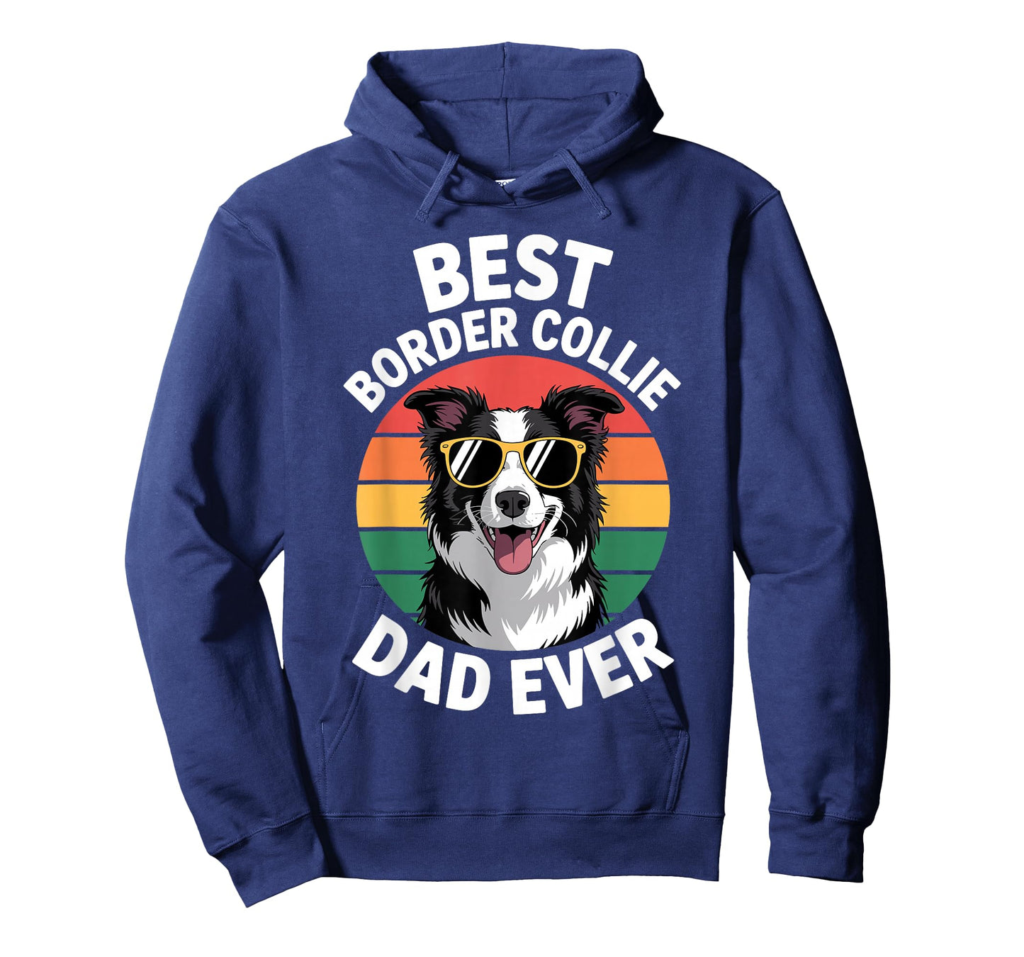 Funny Border Collie Design for Men Dad Border Collie Lovers T-Shirt