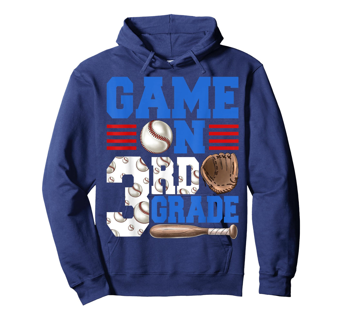 Game On 3rd Grade Boy Baseball Back to School T-Shirt