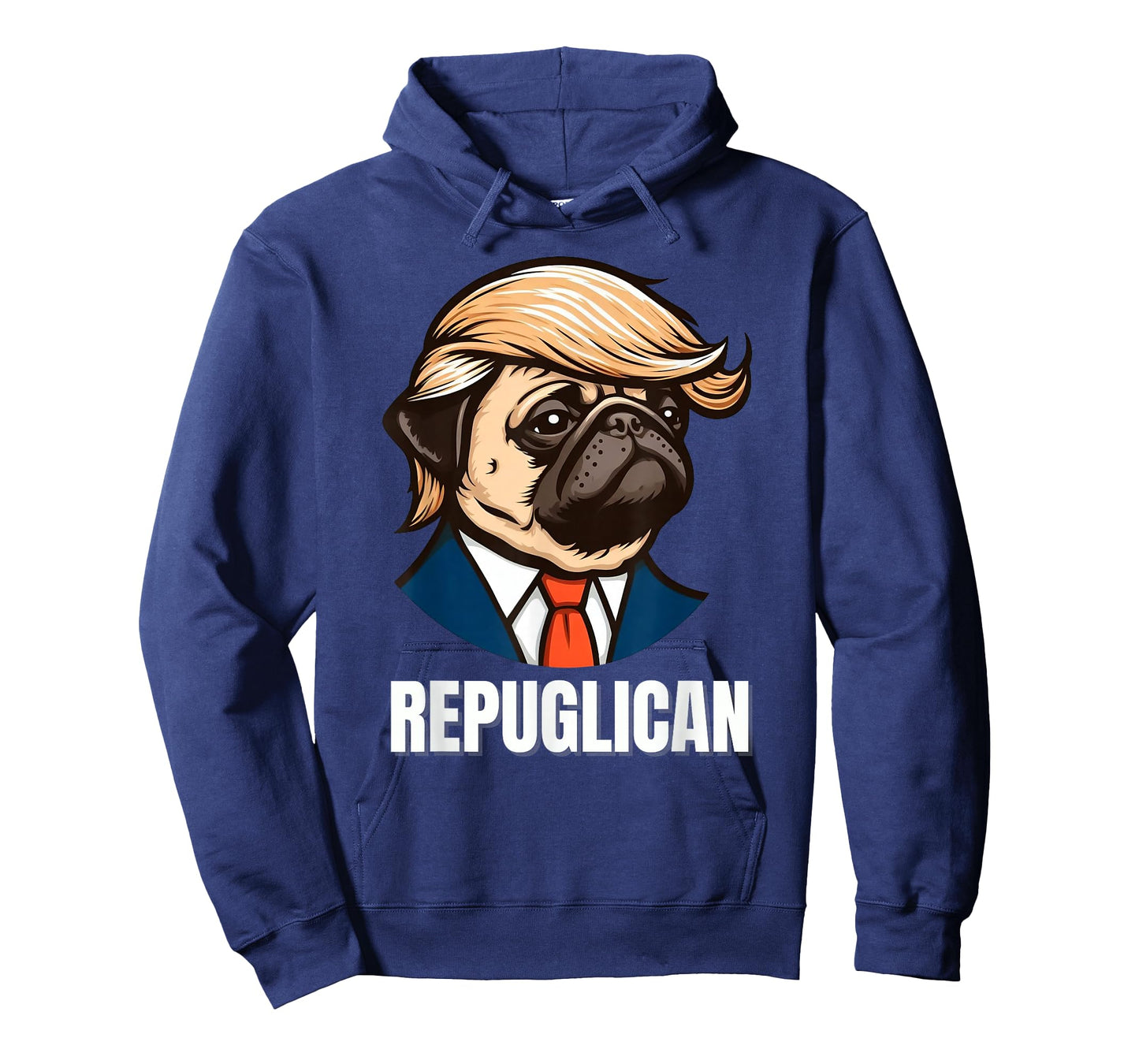 Funny Republican Pug Political Dog Repuglican Men Women T-Shirt
