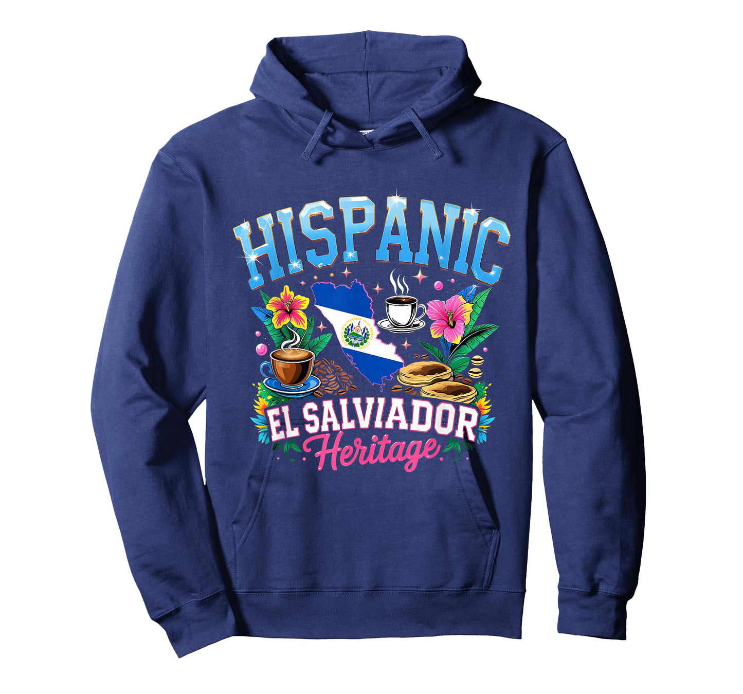 El Salvador Heritage Pride Hispanic Roots T-Shirt
