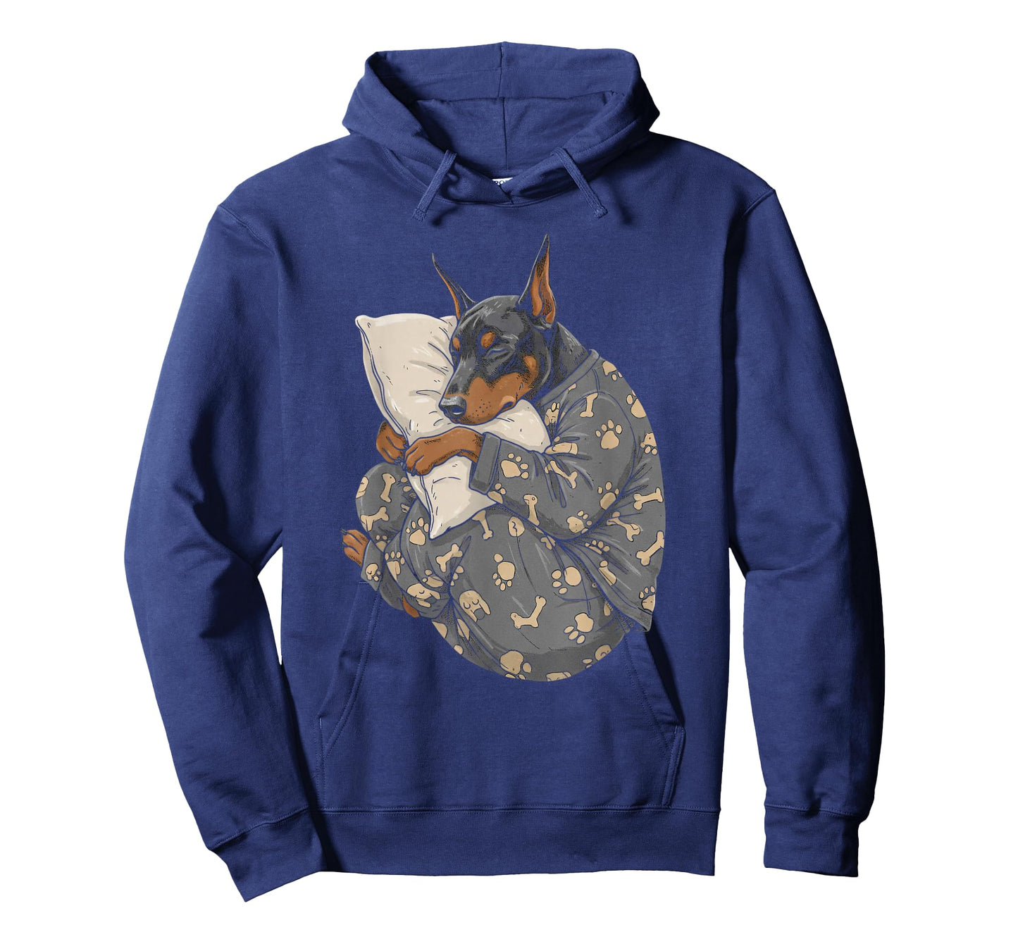 Funny Sleepy Doberman Pinscher Pajama Men Women Kids Dobie T-Shirt