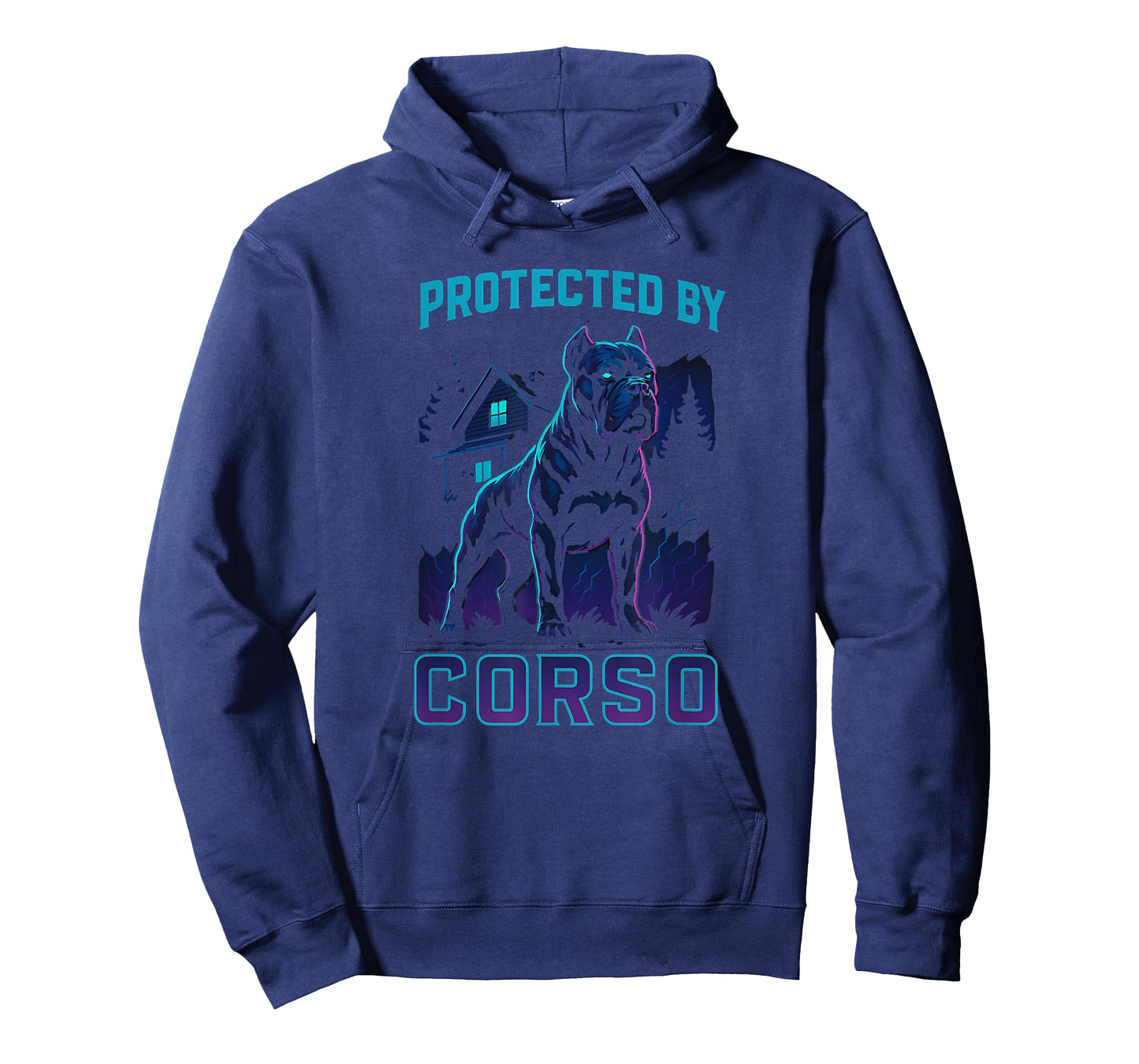 Protected by Cane Corso Cyberpunk T-Shirt