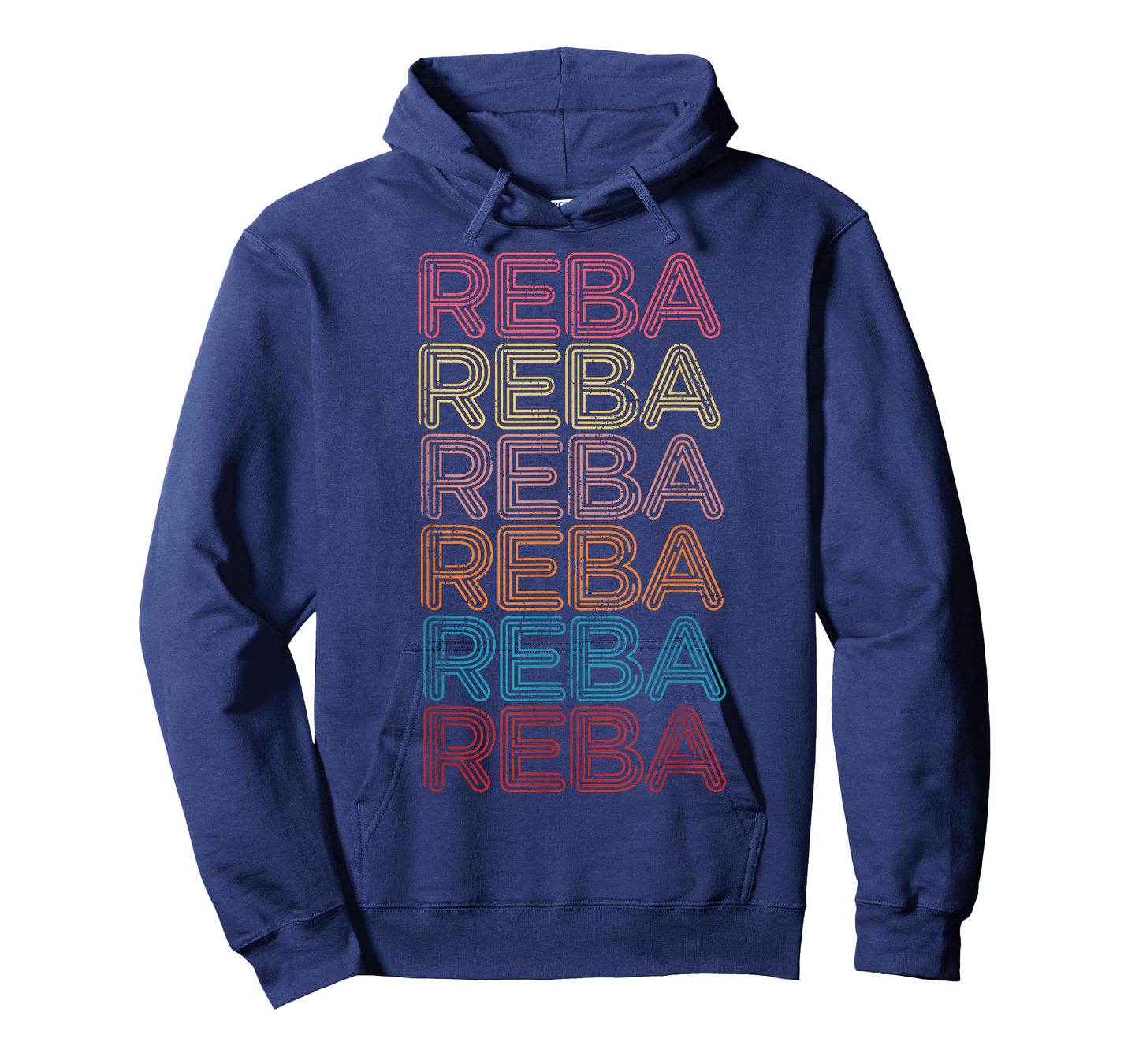 Vintage Reba Name Retro Style 70s 80s First for Men Women T-Shirt