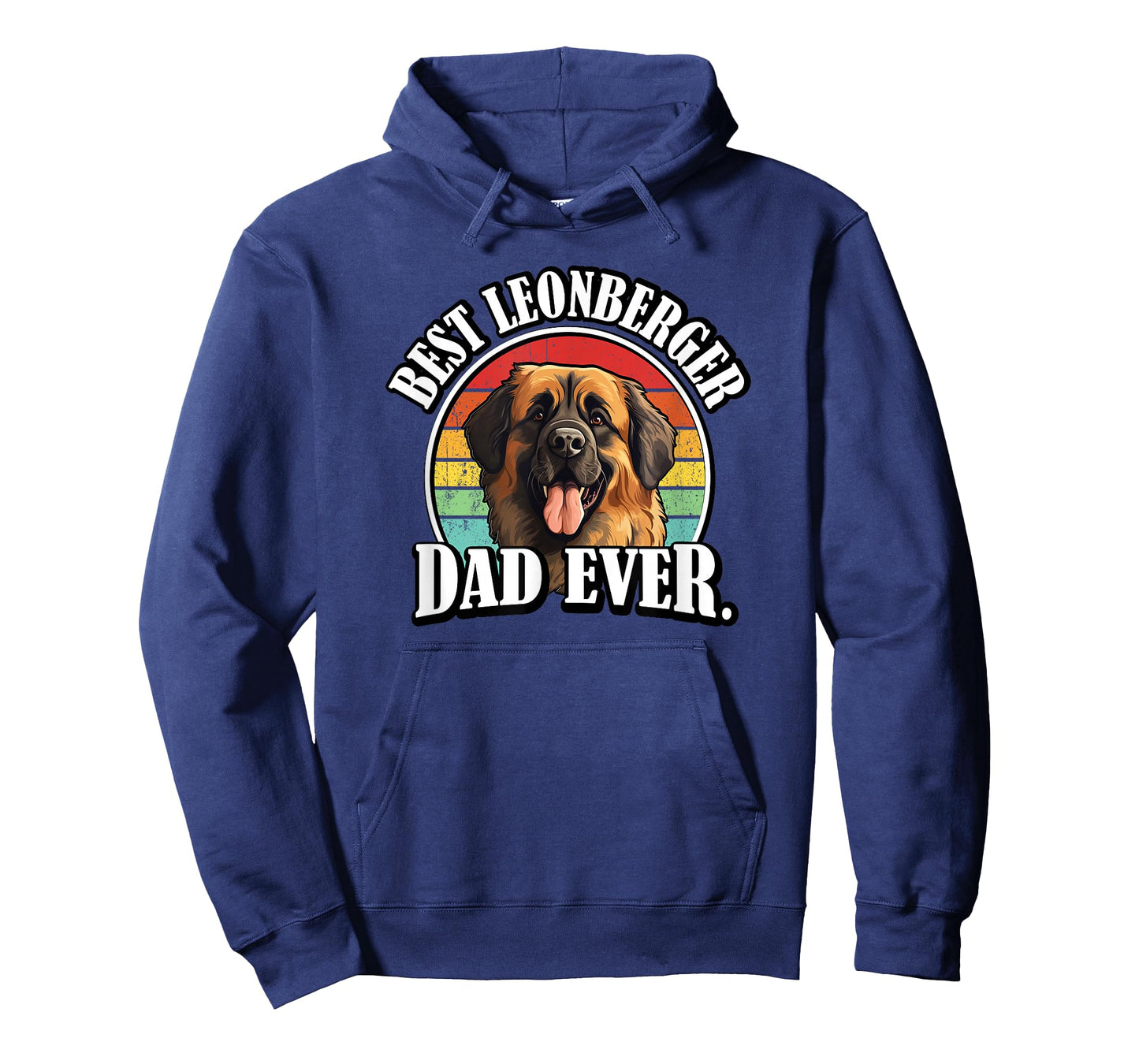 Mens Boys Funny Retro Vintage Best Leonberger Dad Lover T-Shirt