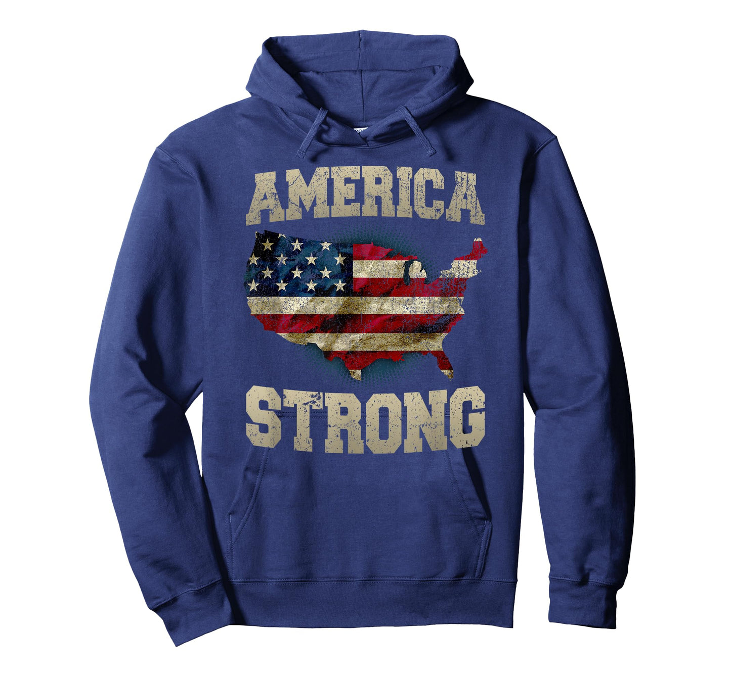 Patriotic America Strong T-Shirt for Women Kids Men