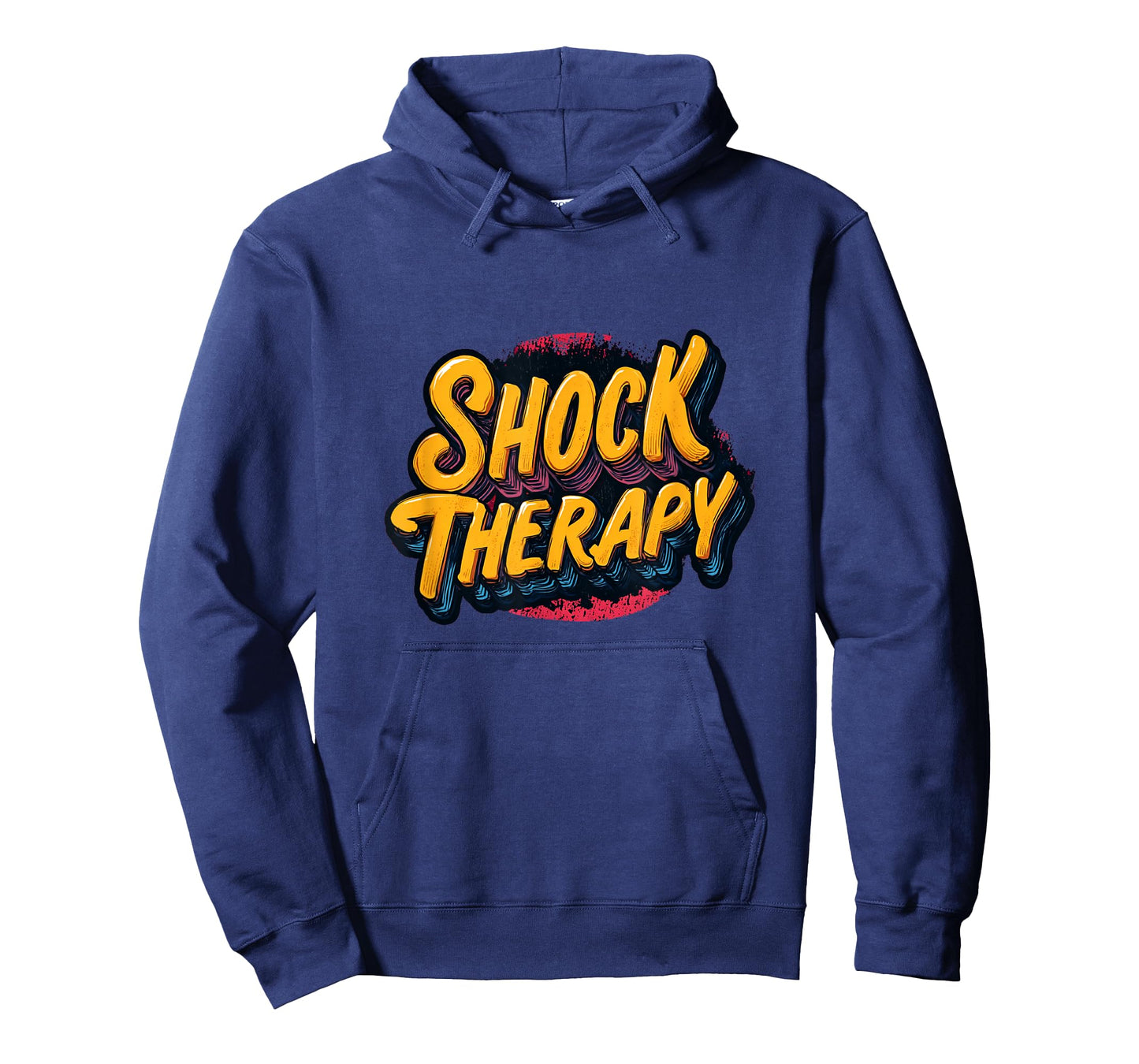 Vibrant and Cool Shock Therapy Emblem T-Shirt