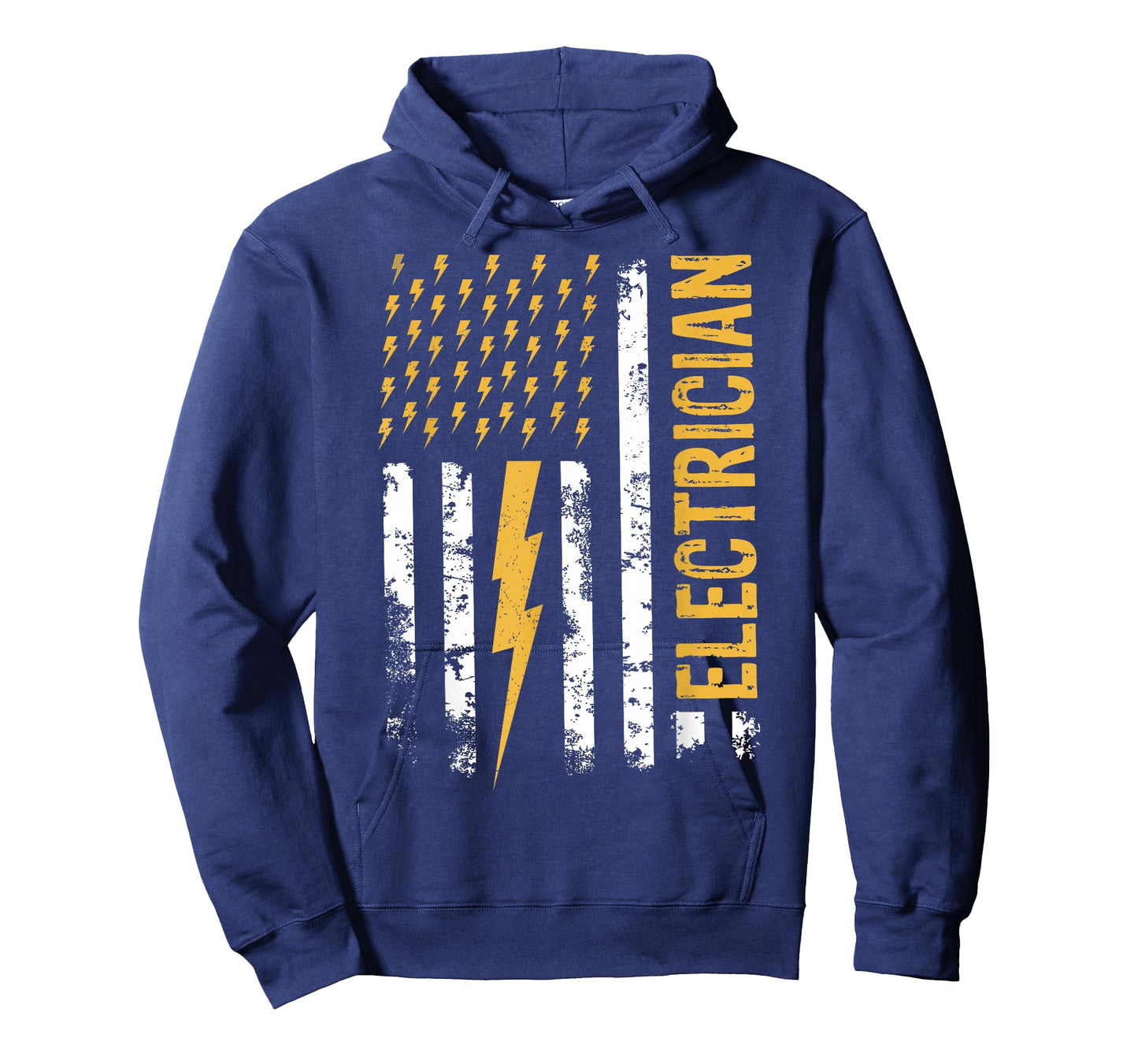 Electrician US Flag Lightning Bolt Tools for Electricians T-Shirt