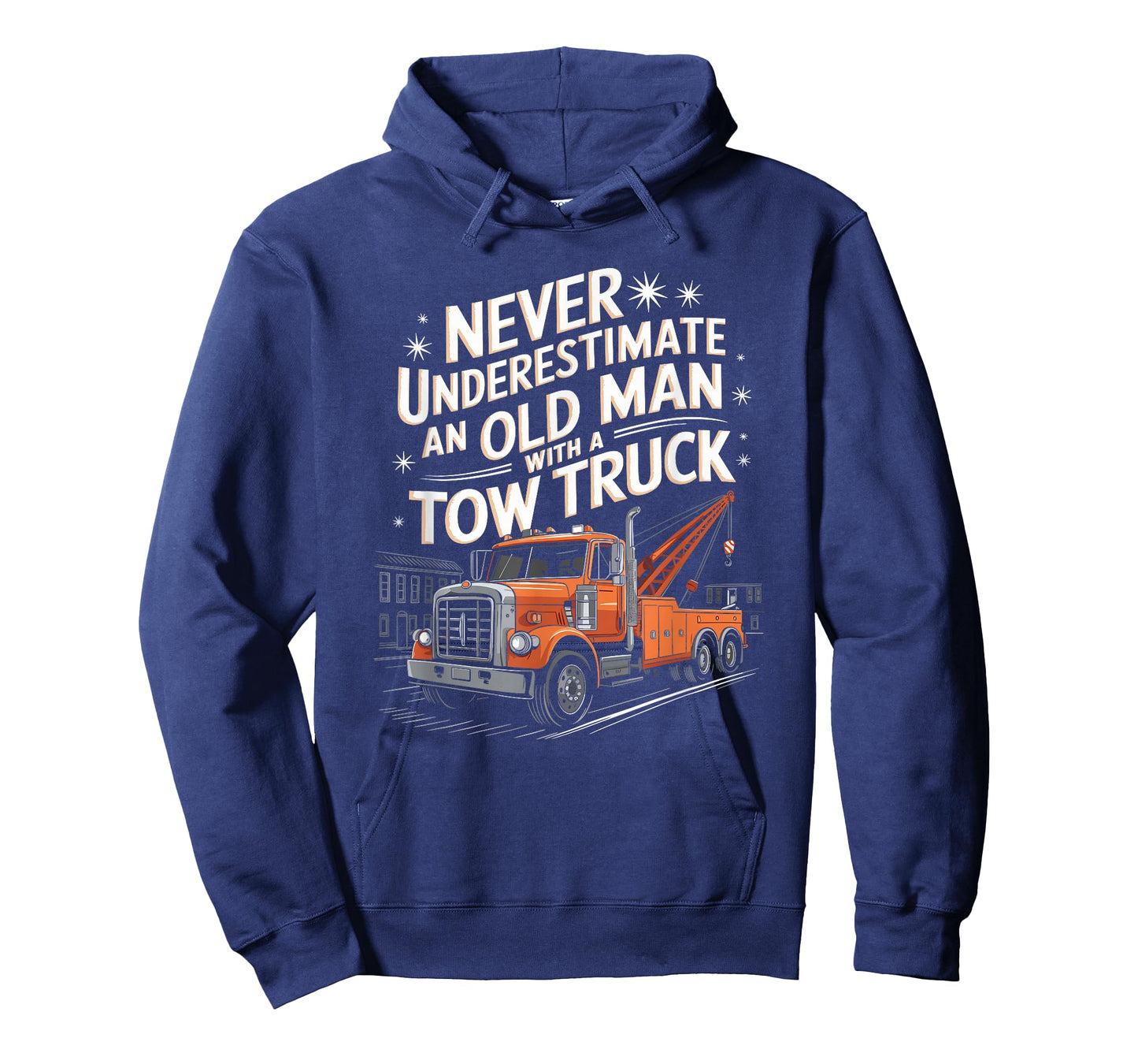 Tow Truck, Never Underestimate An Old Man With A Tow Truck T-Shirt