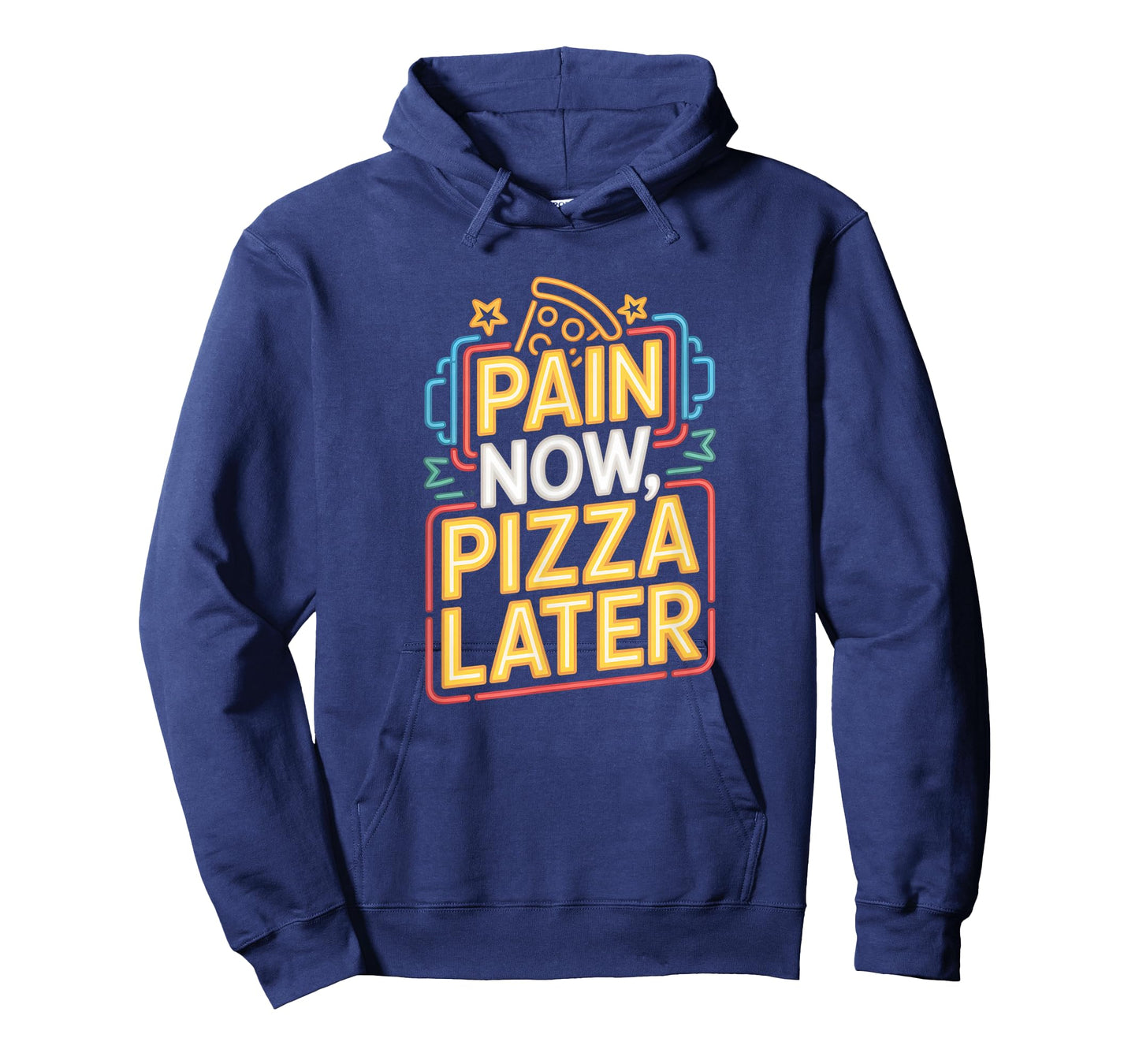 Pain Now Pizza Later Fitness Funny Gym Workout for Men Women T-Shirt