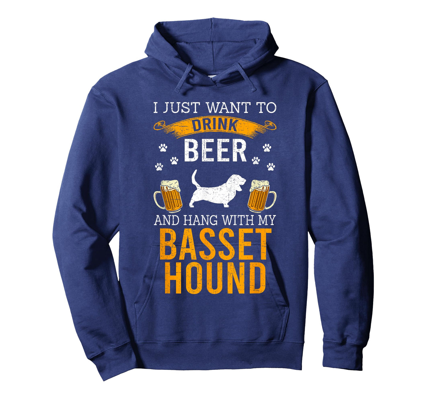 I Just Want To Drink Beer & Hang With My Basset Hound T-Shirt