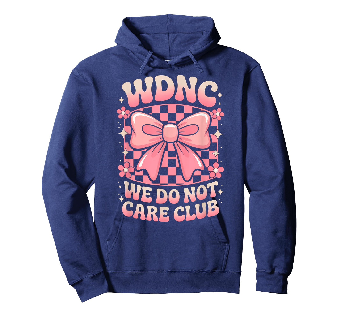 WDNC We Do Not Care Club Cute Bow T-Shirt