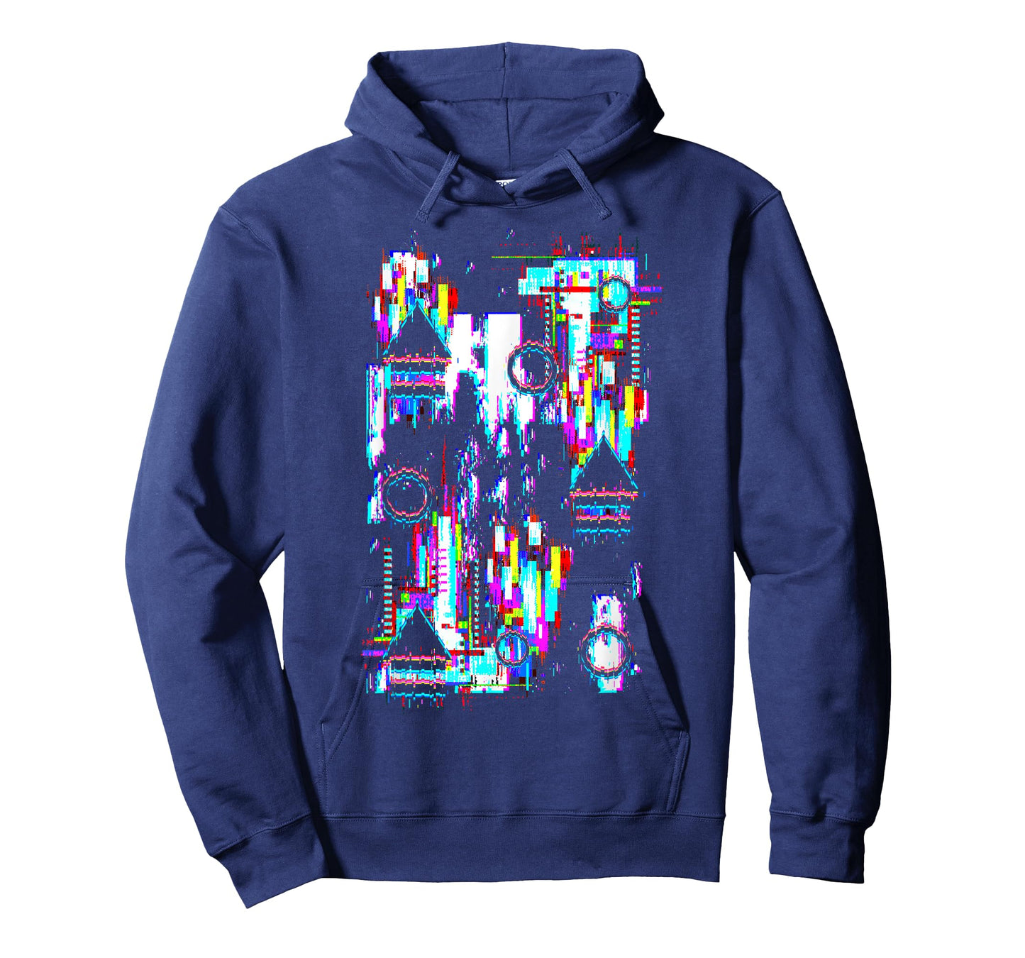 MegaUltraEpic Glitch - Men's Anime Glitch Art T-Shirt - Black - Small - Short Sleeve - Classic Fit - Unisex - All Seasons