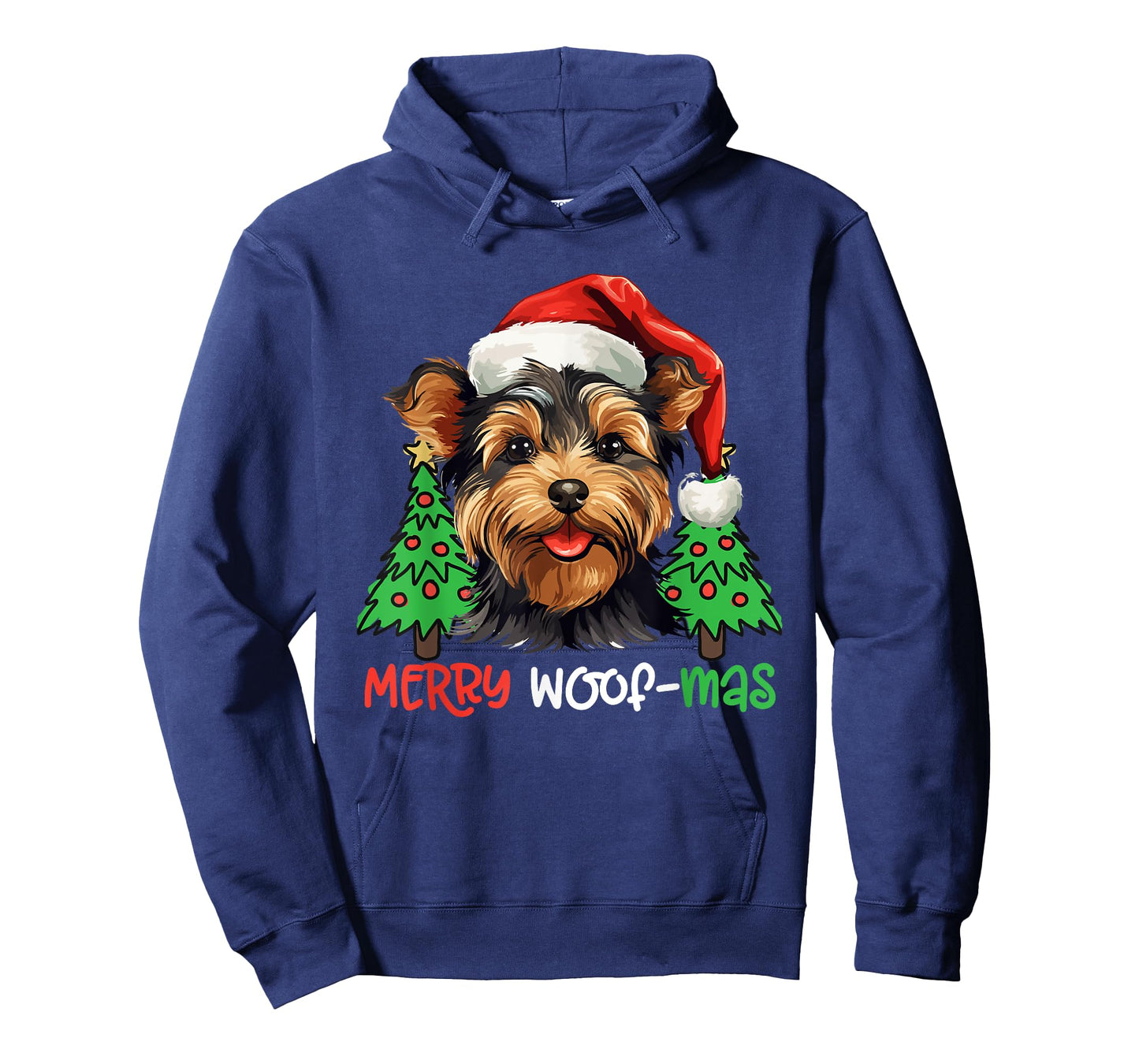 Yorkshire Terrier Yorkie Merry Woof-mas Christmas X-mas T-Shirt