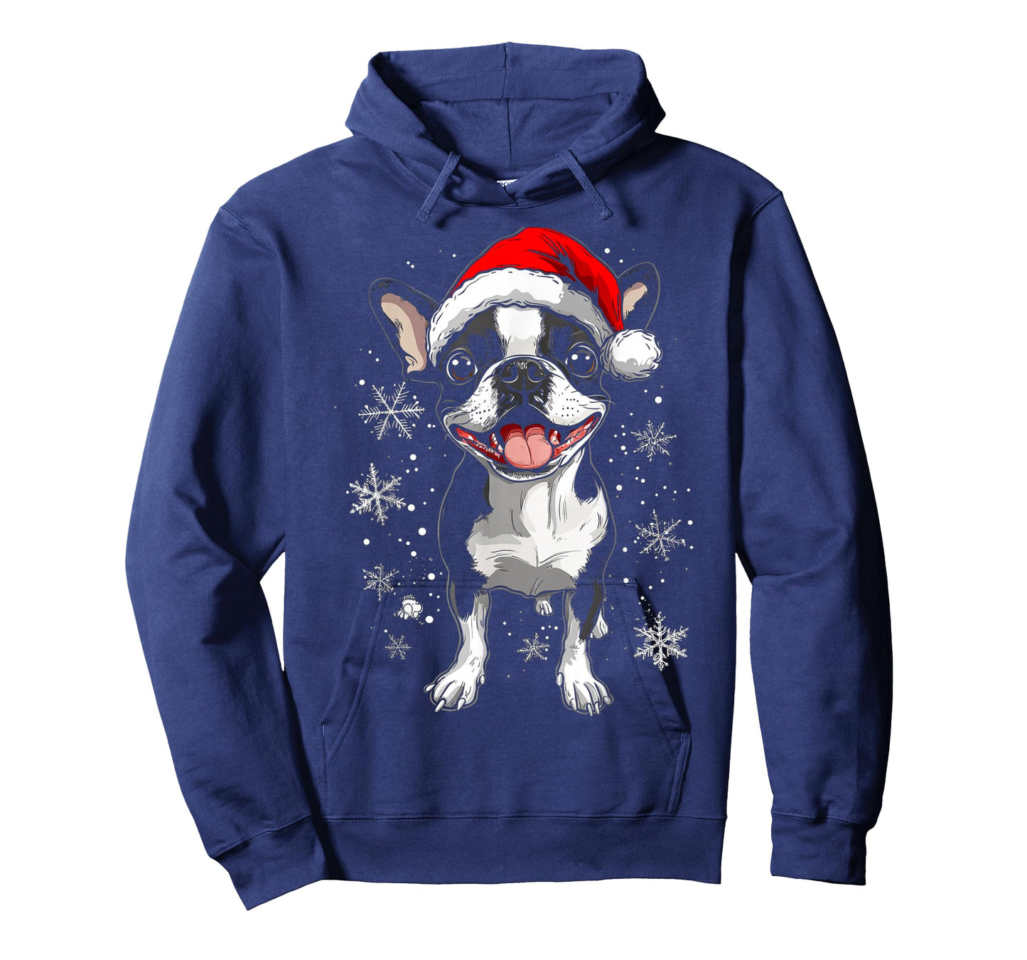 Boston Terrier Dog Christmas T-Shirt