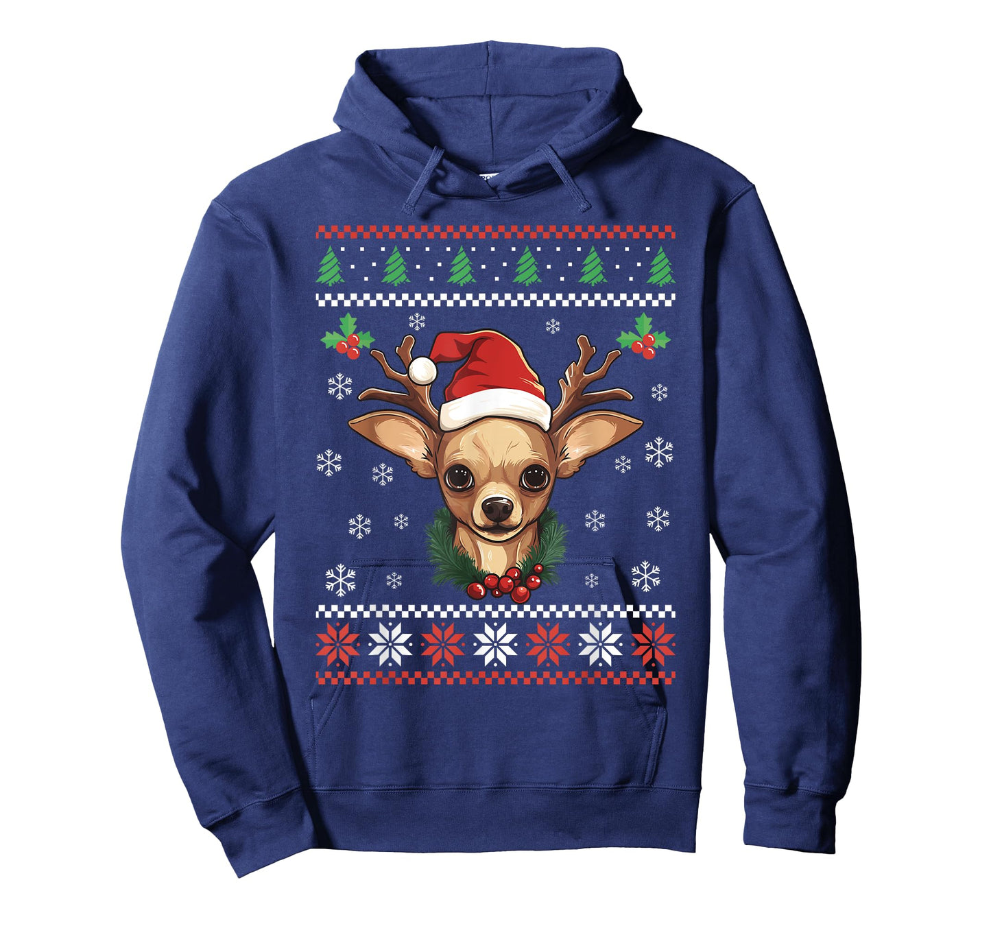 Chihuahua Dog Ugly Christmas Sweater Xmas For Adults Kids T-Shirt