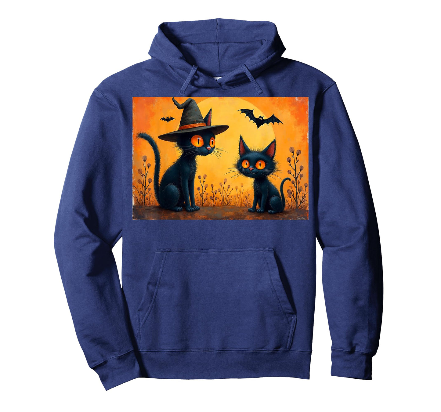 Halloween Black Cat Design for Cat Lovers Graphic T T-Shirt