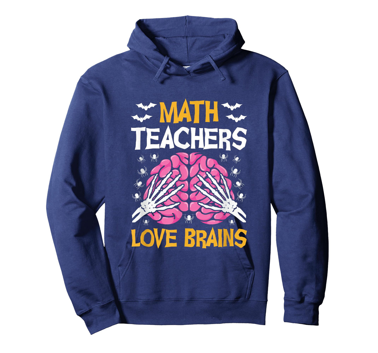 Math Teacher Love Brains Funny Halloween School T-Shirt