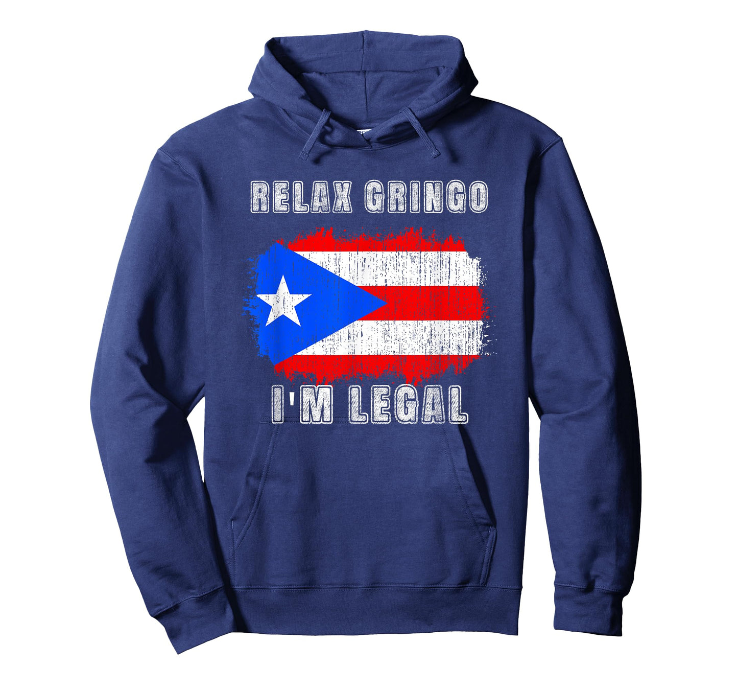 Relax Gringo Im Legal Puerto Rican Funny Puerto Rico PR Flag T-Shirt