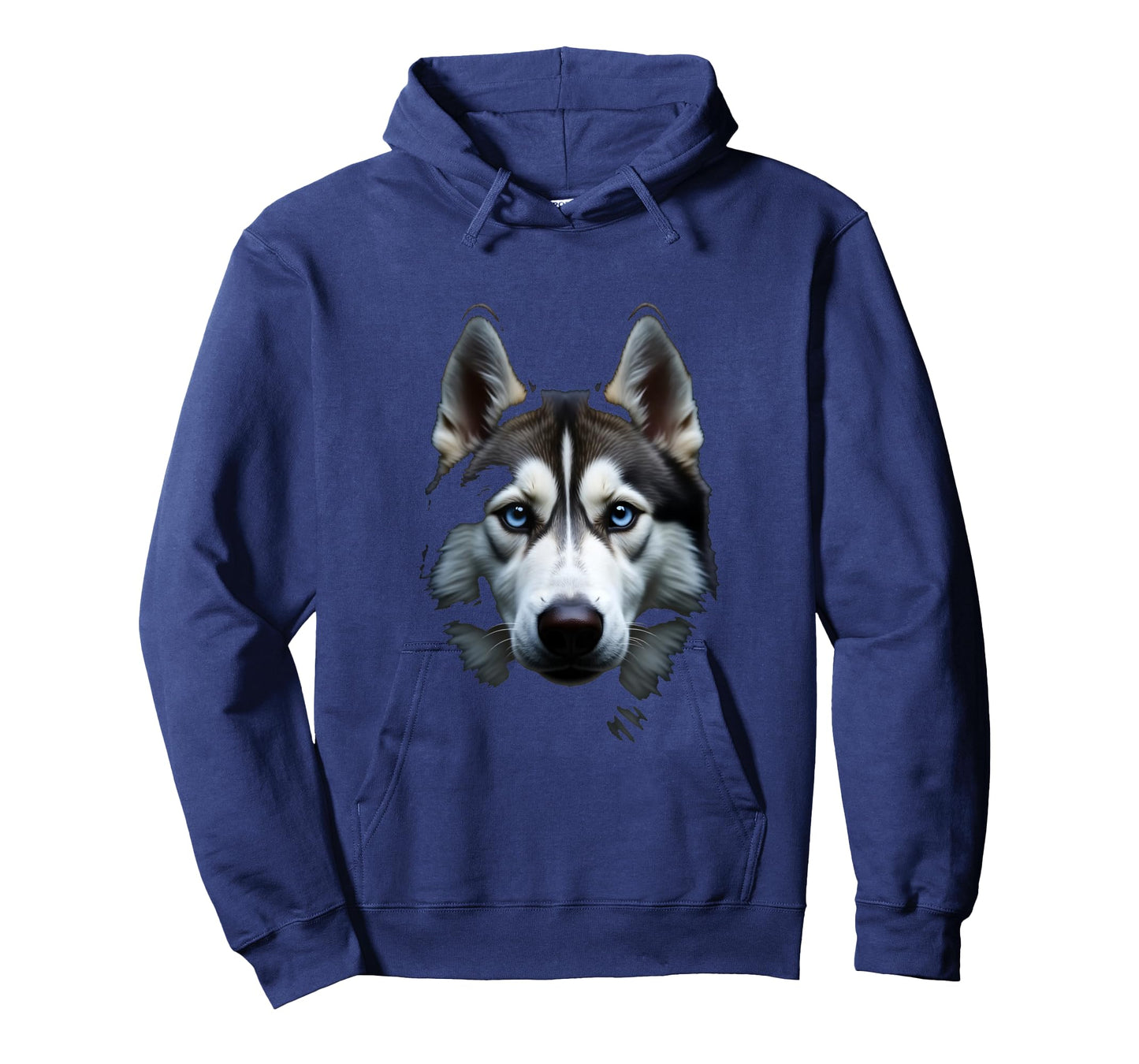 Black Siberian Husky Dog Husky Face T-Shirt