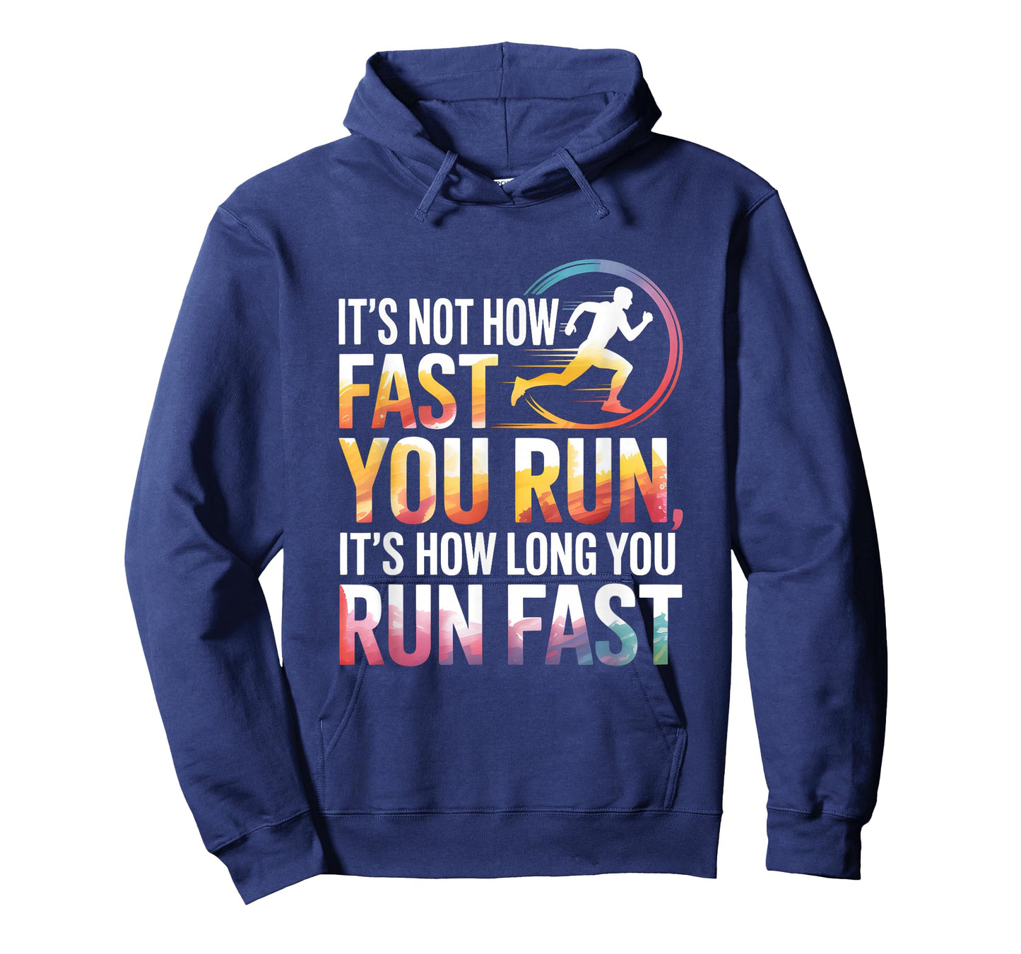 Itโs Not How Fast You Run Marathon Running Motivation XC T-Shirt
