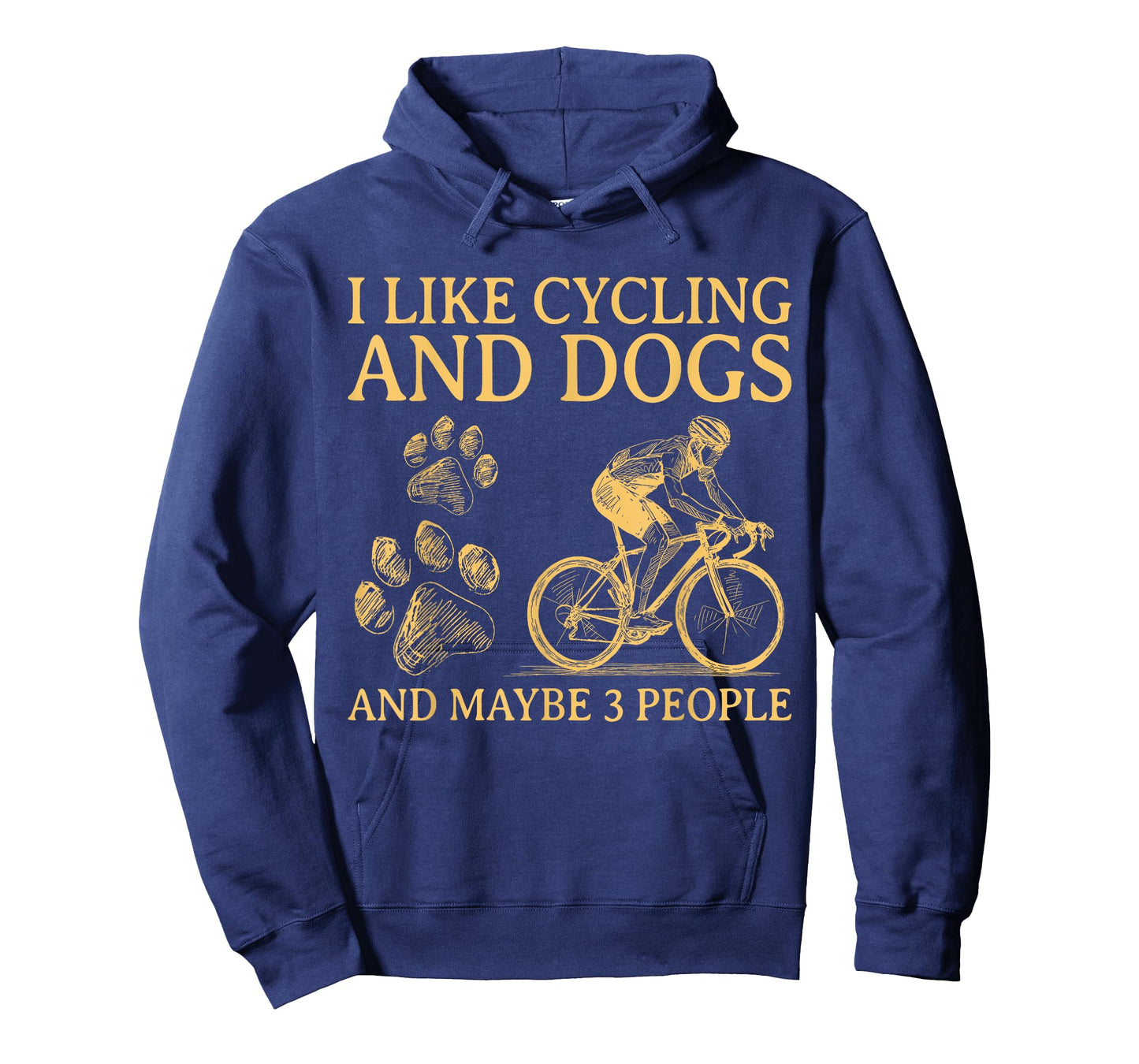 I Like Cycling And Dogs And Maybe 3 People Funny For Cyclist T-Shirt