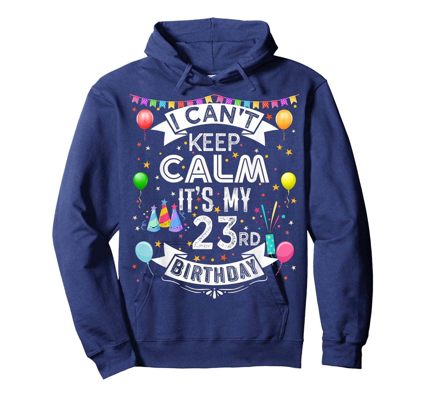 I Can't Keep Calm It's My 23rd Birthday 23 Year Old T-Shirt