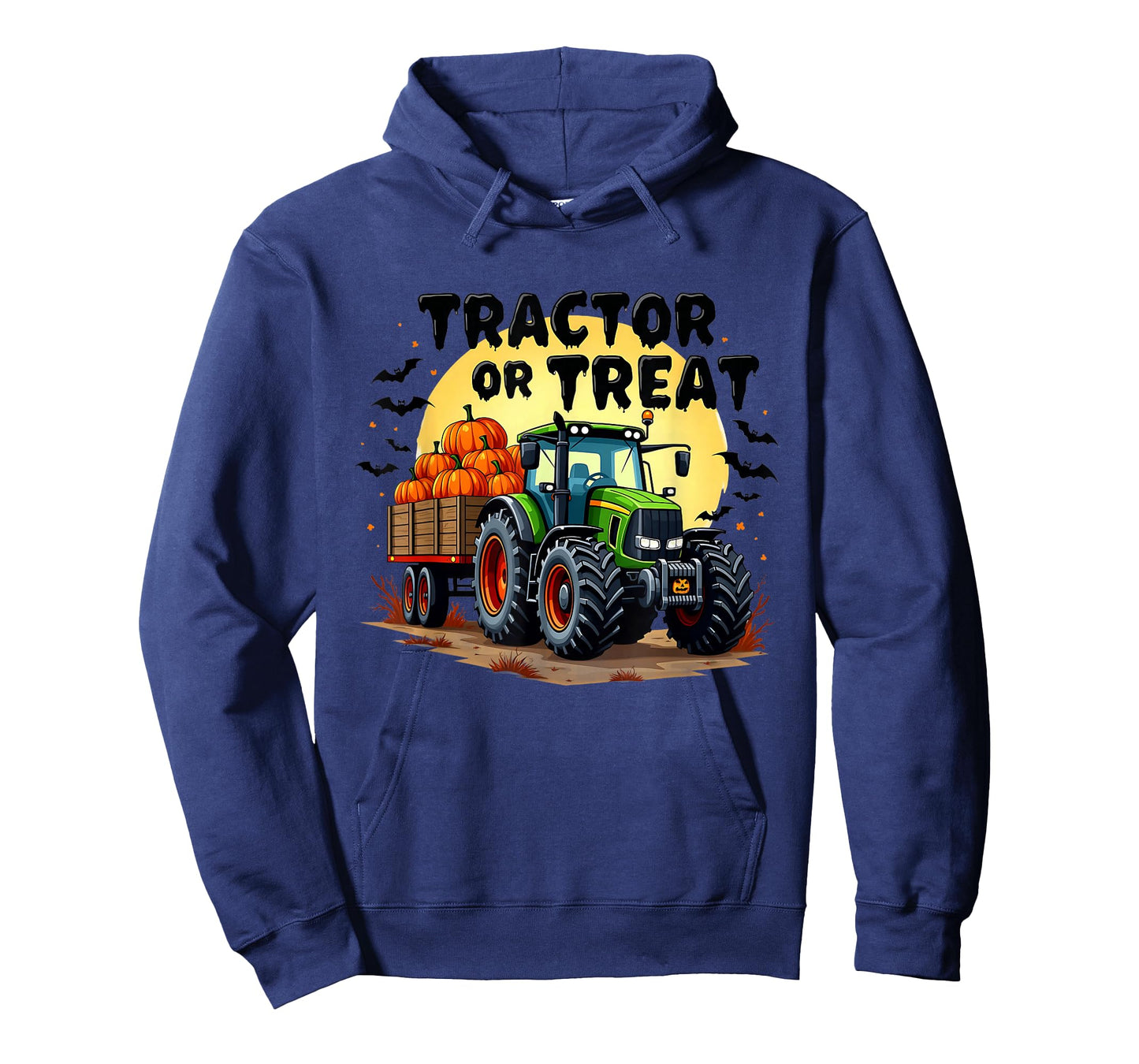 Tractor or Treat Halloween Pumpkin Harvest Trick Or Treat T-Shirt
