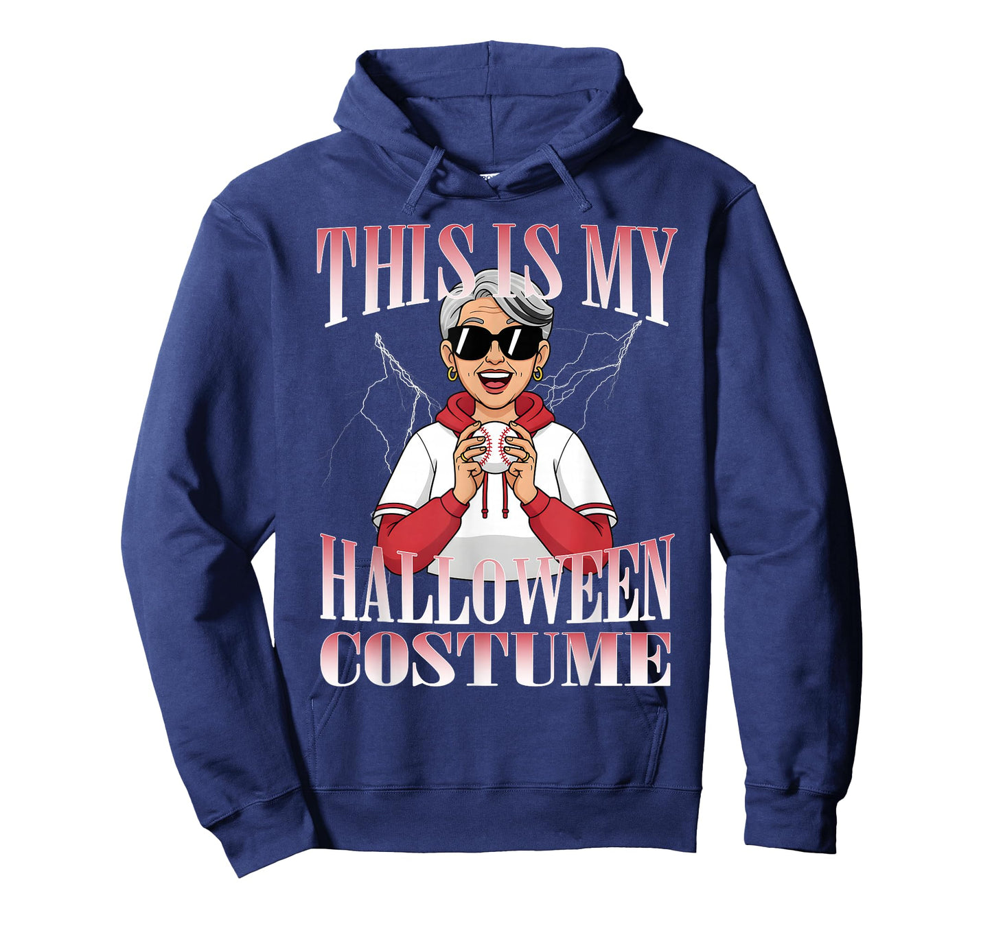 Funny Baseball Halloween Last Minute Costume Sarcastic T-Shirt
