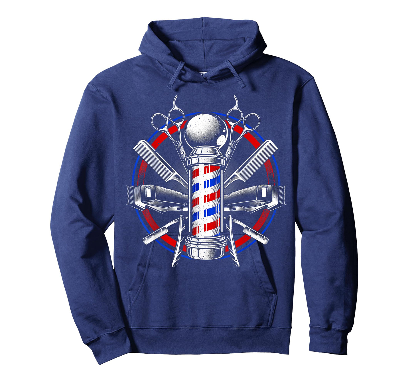 Funny Barber Gift for Men Barbershop Pole Tools Hairstylist T-Shirt Small