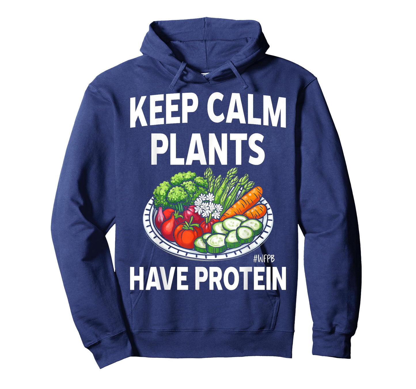 Keep Calm WFPB Whole Food Plant-Based Shirt Funny Gift T-Shirt