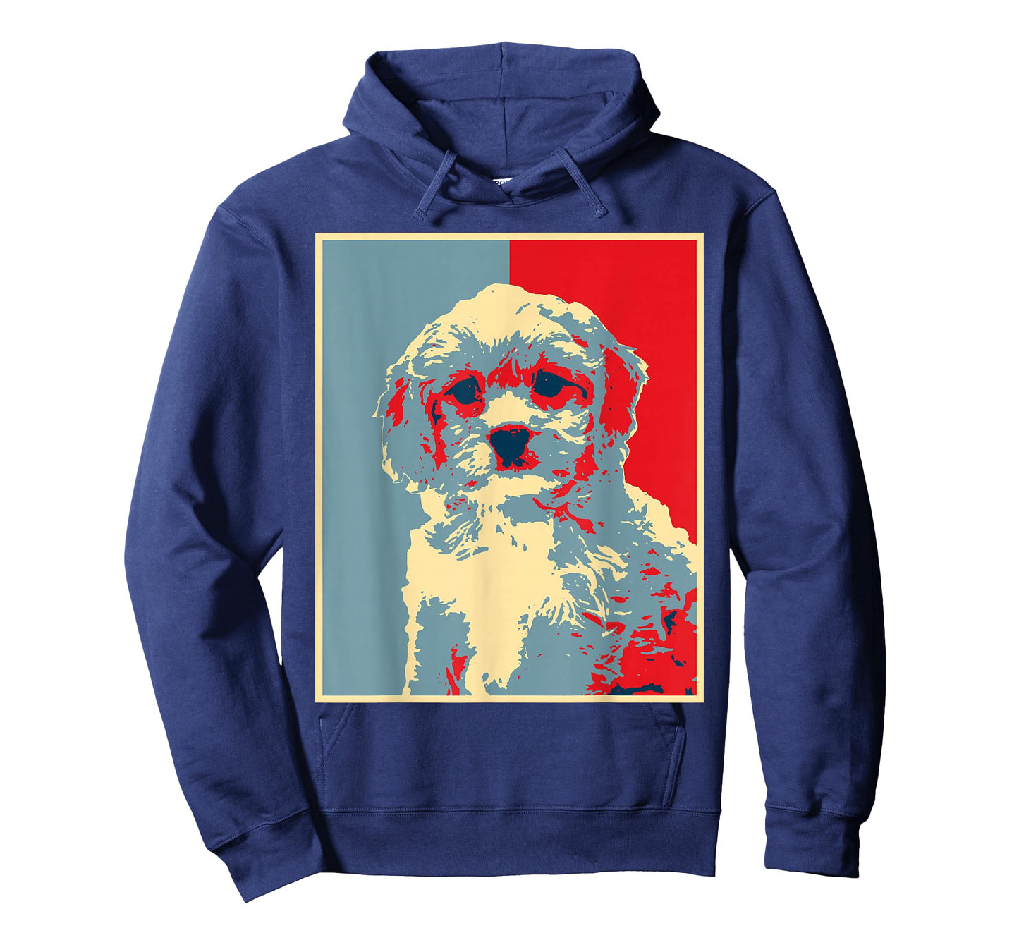 Retro Cavachon Gift for Dog Owner Dog Artwork - Vintage Silhouette Cavachon T-Shirt Black