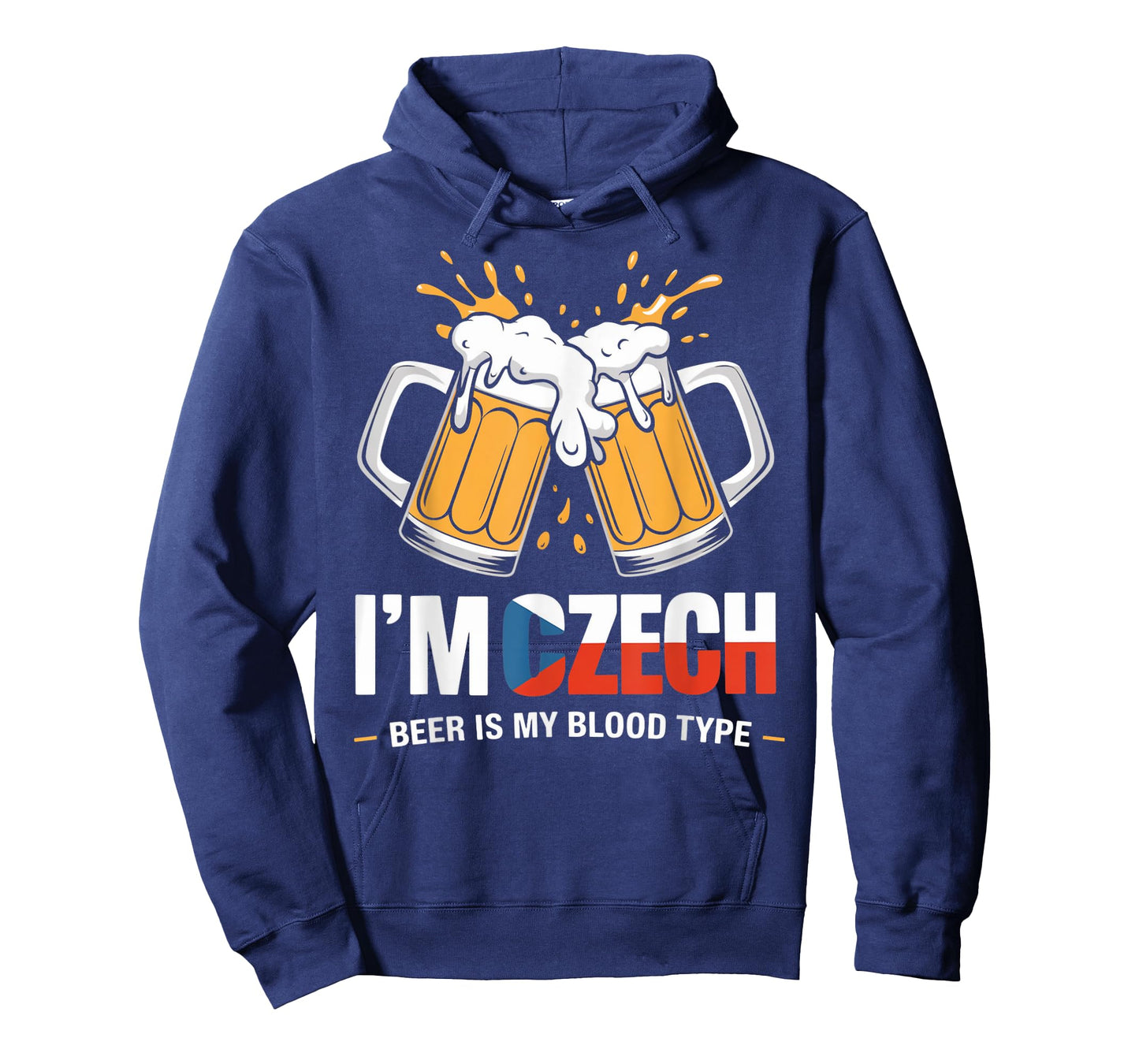 Beer My Blood Czech Republic Flag Czech Roots Europe Czech T-Shirt