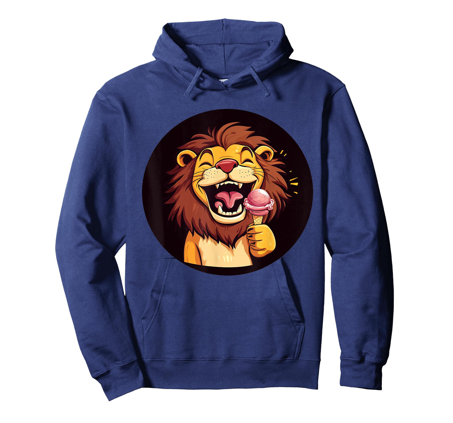 Ice Cream and laughing Lions, Perfect for a Sweet Day T-Shirt